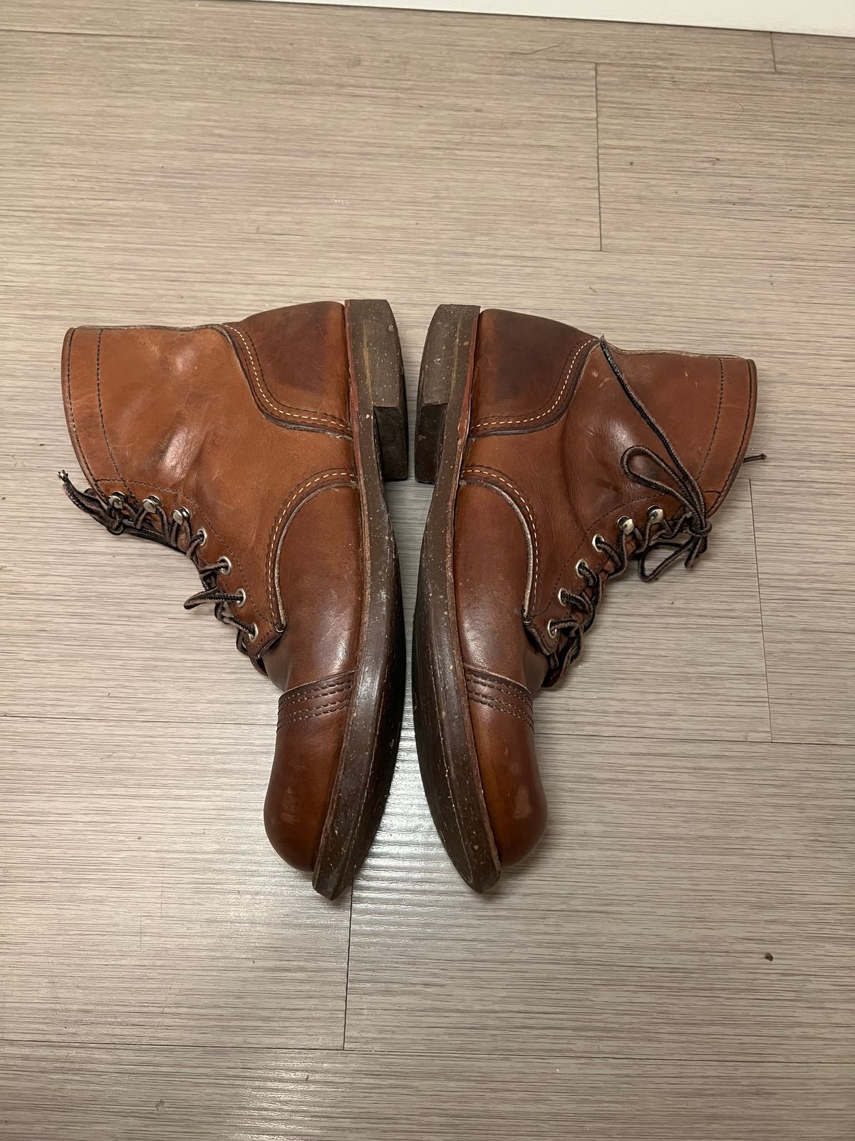 Photo by wyouwin on January 12, 2026 of the Red Wing Iron Ranger in S.B. Foot Amber Harness.