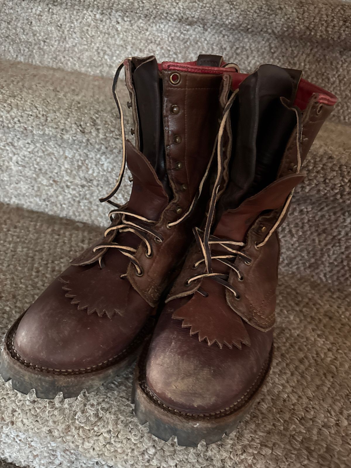 Photo by Mirswith95 on August 22, 2025 of the Wesco Jobmaster in Horween Carolina Brown Chromexcel.