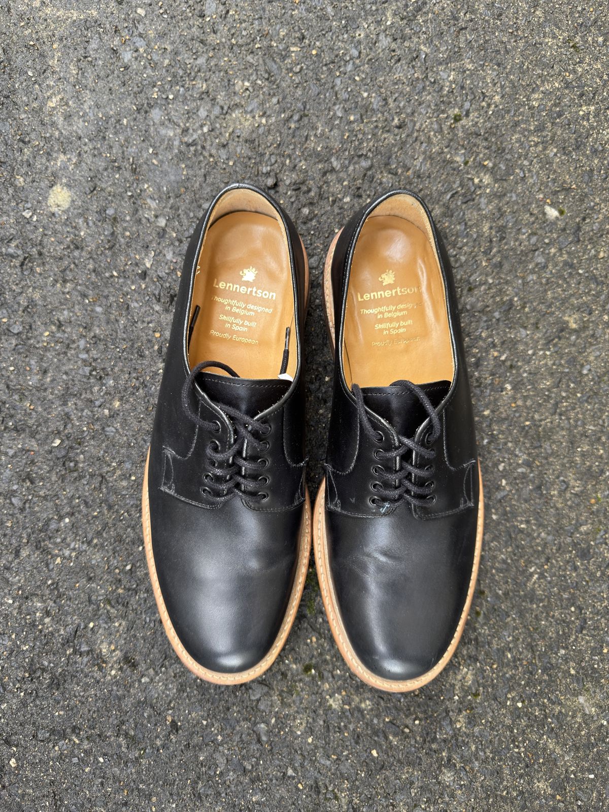 Photo by alexzh25 on September 9, 2025 of the Lennertson Brawler in Black Calfskin.