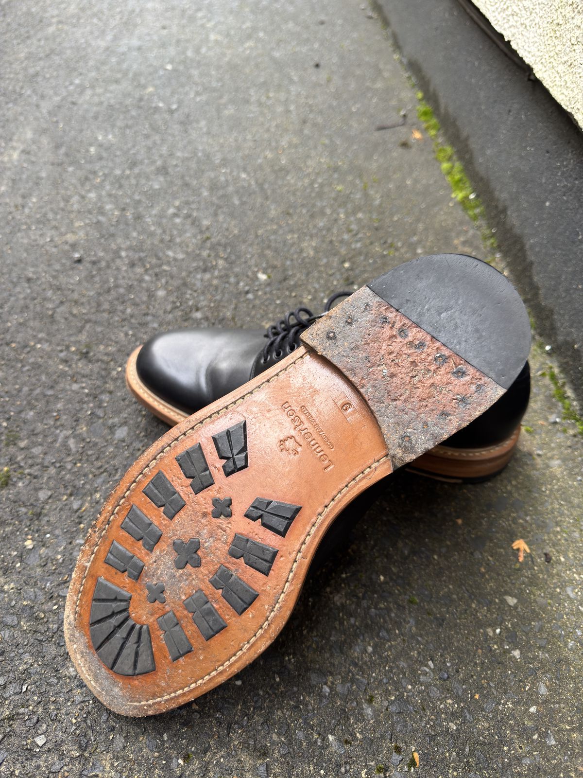 Photo by alexzh25 on September 9, 2025 of the Lennertson Brawler in Black Calfskin.