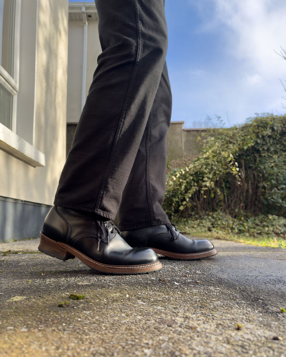 Photo by alexzh25 on January 13, 2026 of the Sandmann Courthouse II in Black Greasy Cowhide.