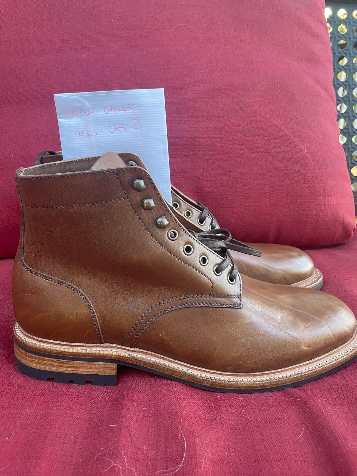 Photo by NHTerp on October 1, 2025 of the Parkhurst The Allen in Maryam Toscanello Horsebutt.