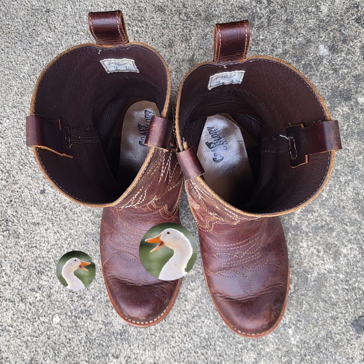 Photo by Mobeeenzeee on April 25, 2026 of the Craft & Glory Bandera Cowboy Boots in Craft & Glory / Full Grain Leather.