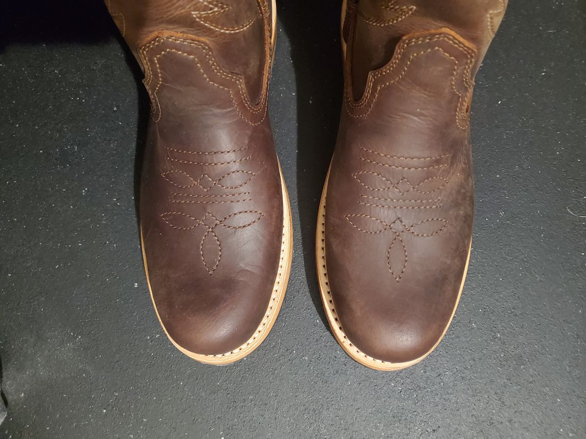 Photo by Onepairenough on January 2, 2025 of the Craft & Glory Bandera Cowboy Boots in Craft & Glory / Full Grain Leather.