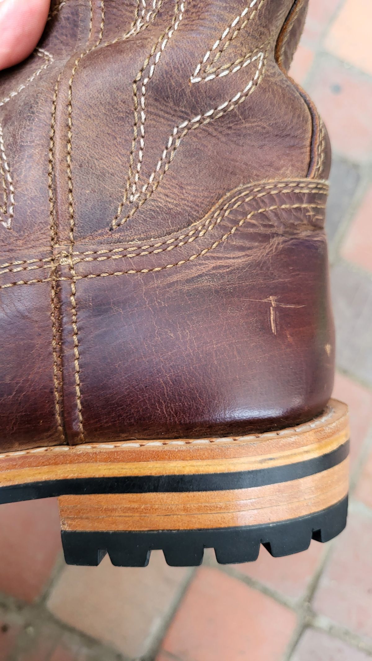 Photo by Onepairenough on April 26, 2025 of the Craft & Glory Bandera Cowboy Boots in Craft & Glory / Full Grain Leather.