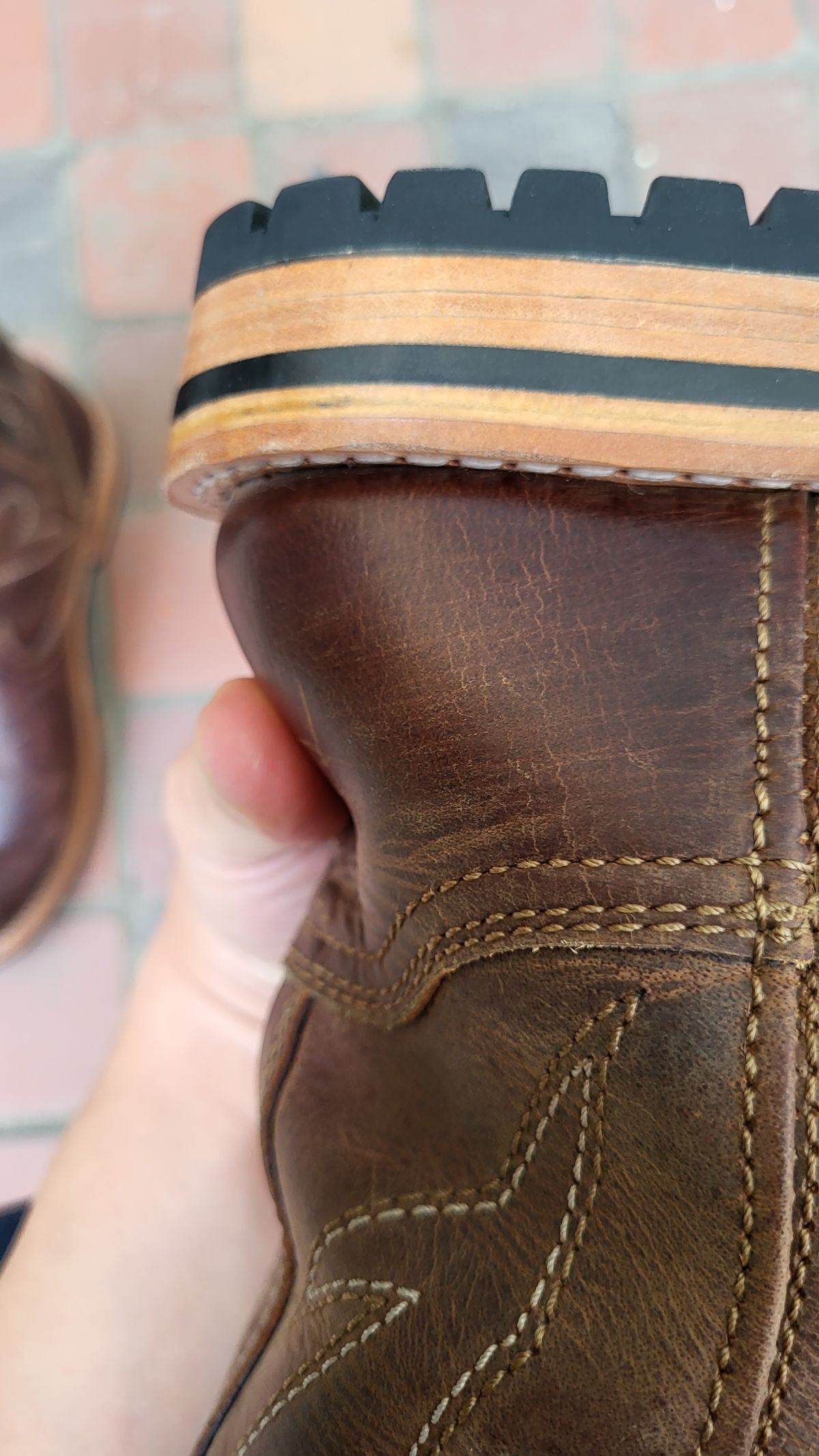 Photo by Onepairenough on April 26, 2025 of the Craft & Glory Bandera Cowboy Boots in Craft & Glory / Full Grain Leather.