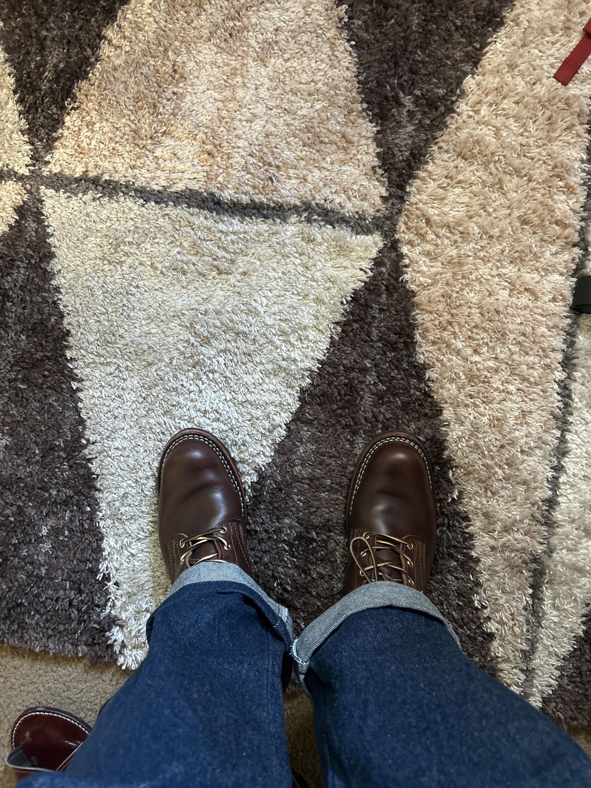 Photo by Moe_G. on November 29, 2025 of the Nicks Robert in Horween Brown Chromexcel.