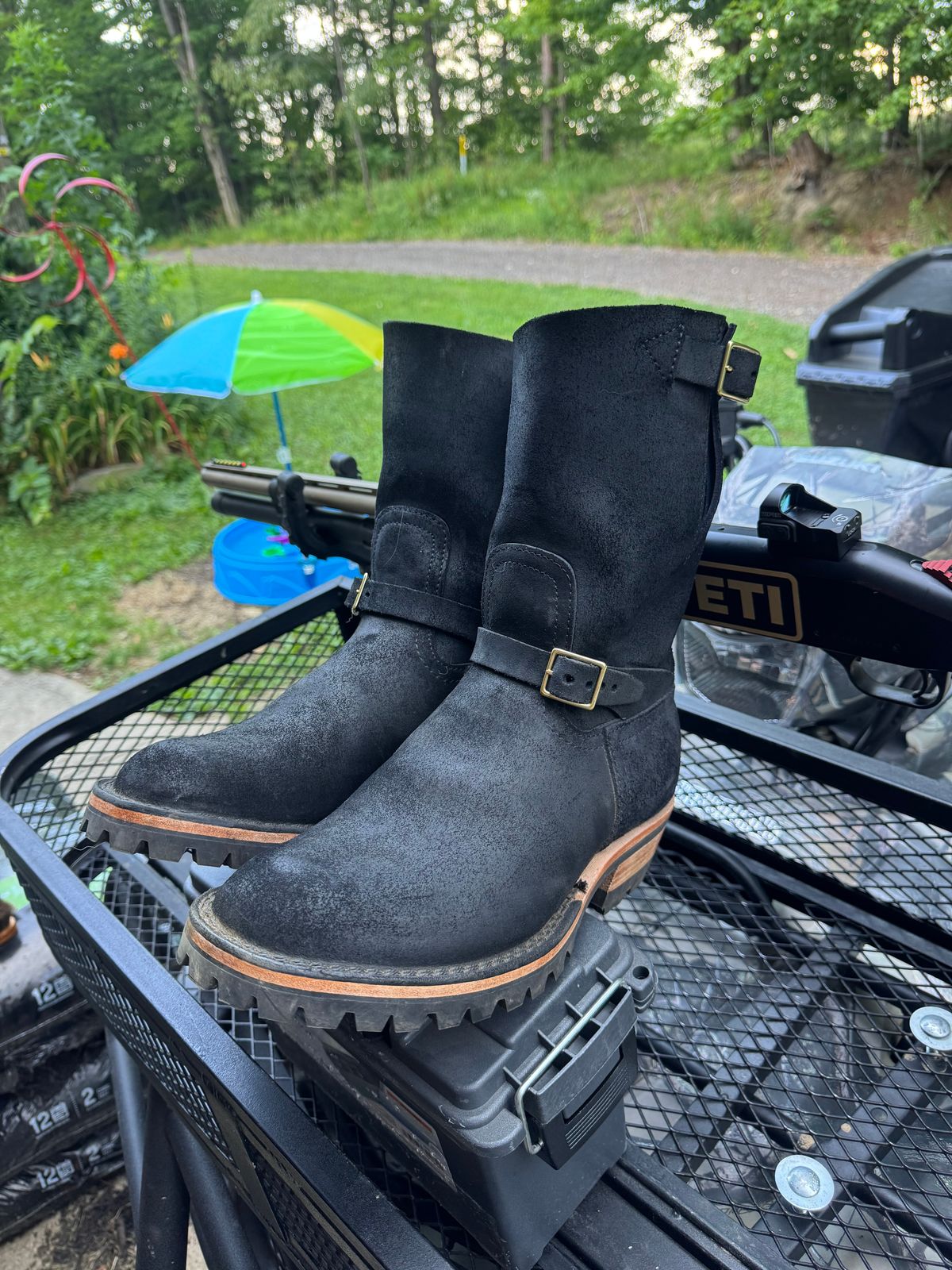 Photo by gstein.250 on July 5, 2026 of the Nicks Pullman in Seidel MaxSupport Black Roughout.