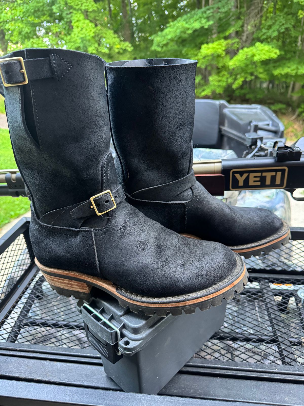Photo by gstein.250 on July 5, 2026 of the Nicks Pullman in Seidel MaxSupport Black Roughout.