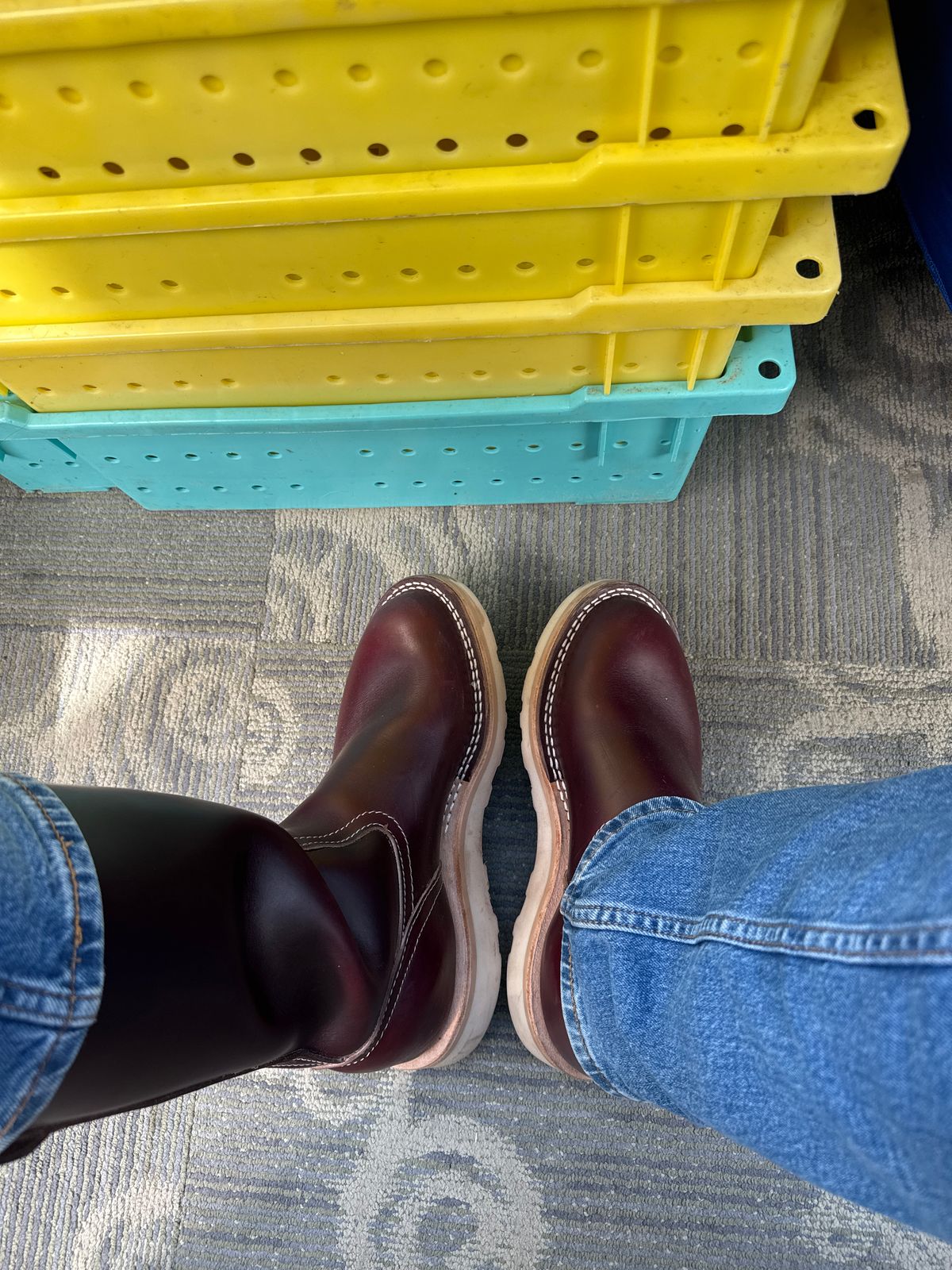 Photo by gstein.250 on March 28, 2026 of the Nicks StationMaster in Horween Color 8 Chromexcel.