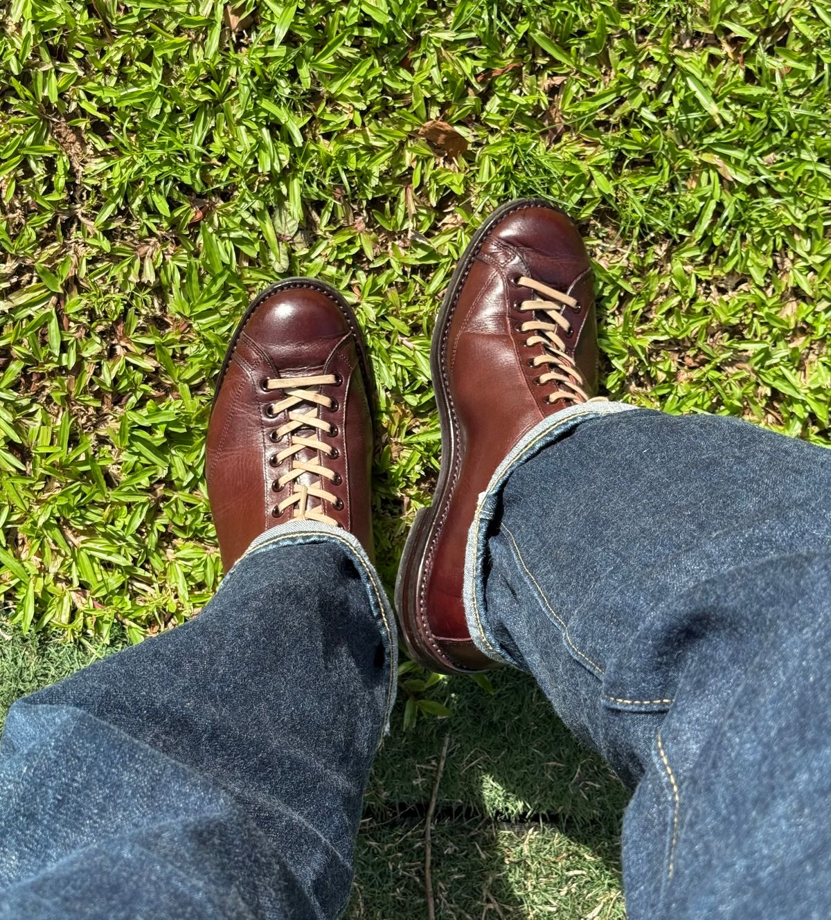 Photo by wwhmusic on April 11, 2025 of the Brother Bridge Henry in Dutch Vintage Calf.