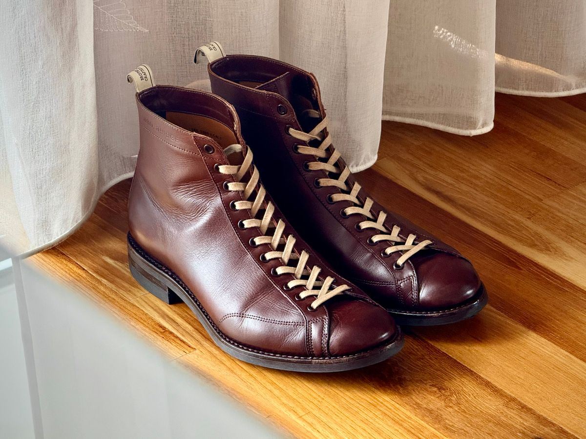 Photo by wwhmusic on July 12, 2025 of the Brother Bridge Henry in Dutch Vintage Calf.