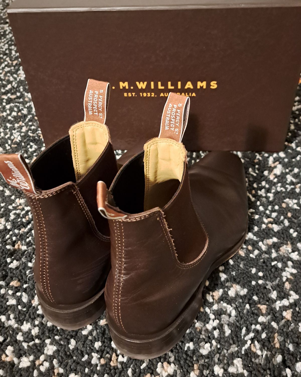 Photo by miboots on November 3, 2024 of the R.M. Williams Craftsman Boot in Chestnut Yearling.