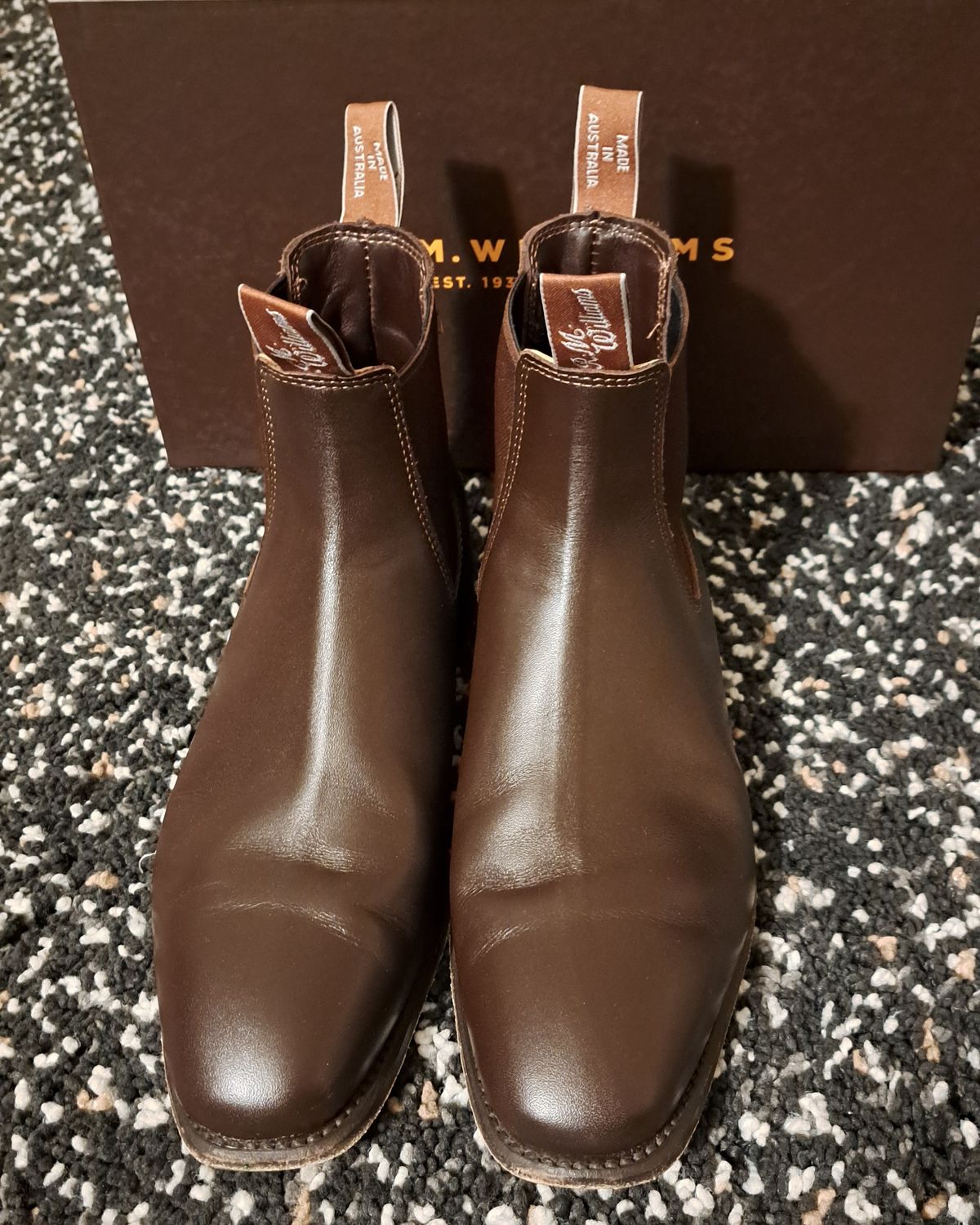 Photo by miboots on November 3, 2024 of the R.M. Williams Craftsman Boot in Chestnut Yearling.