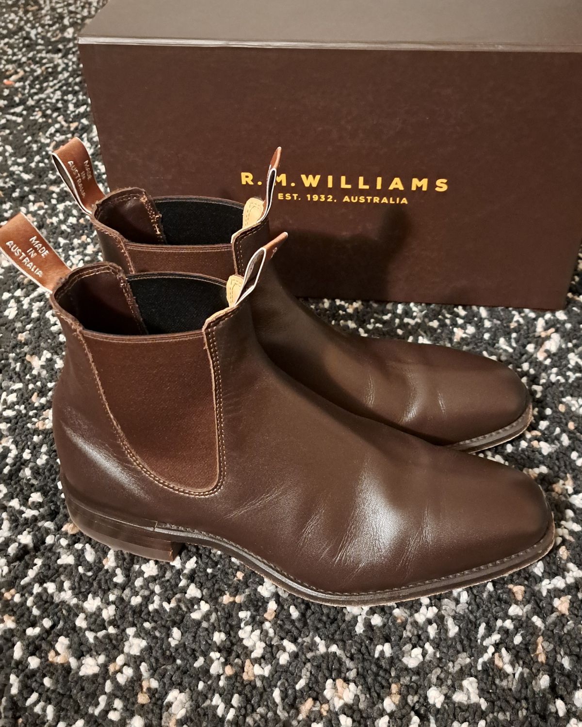 Photo by miboots on November 3, 2024 of the R.M. Williams Craftsman Boot in Chestnut Yearling.