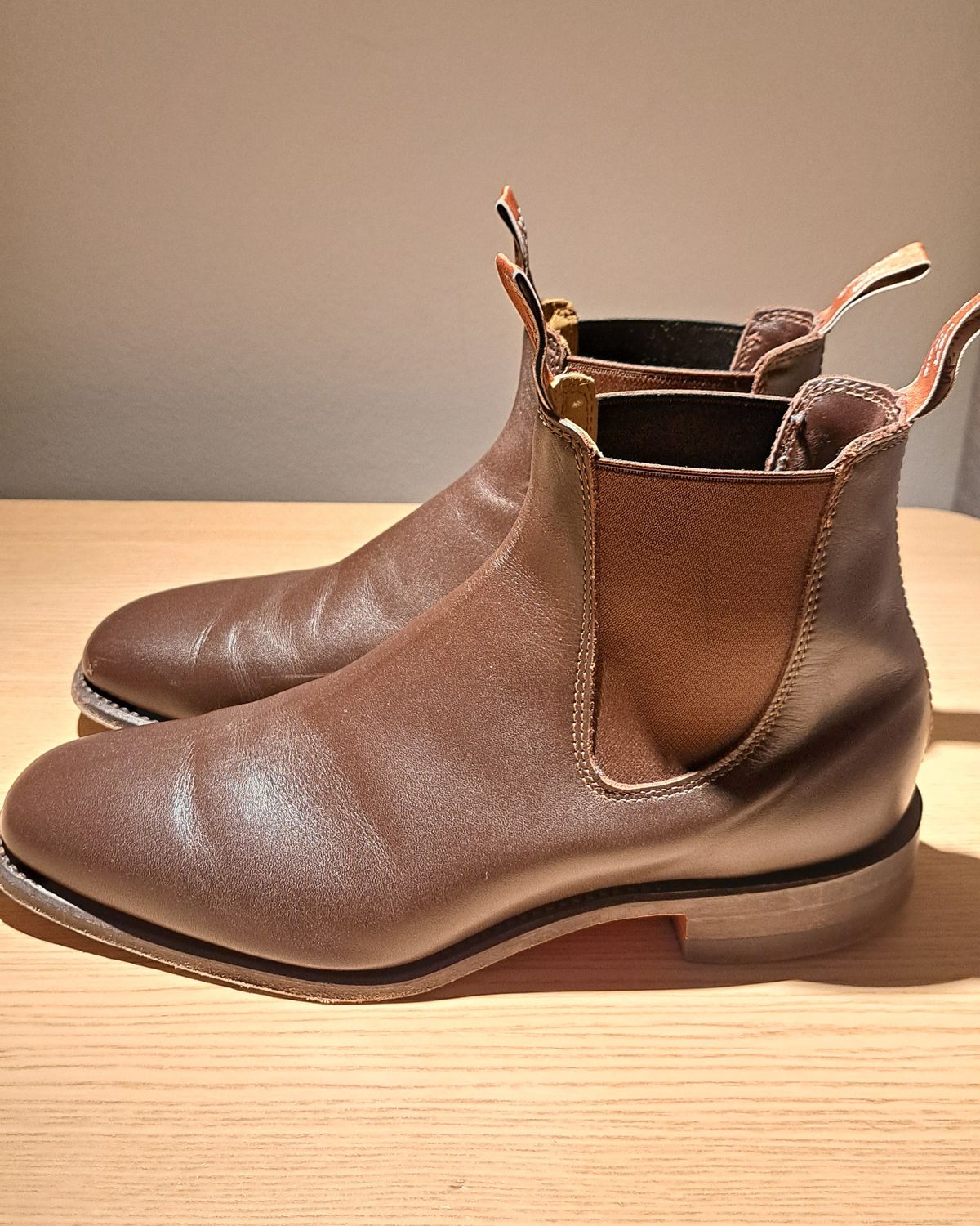 Photo by miboots on December 4, 2024 of the R.M. Williams Craftsman Boot in Chestnut Yearling.