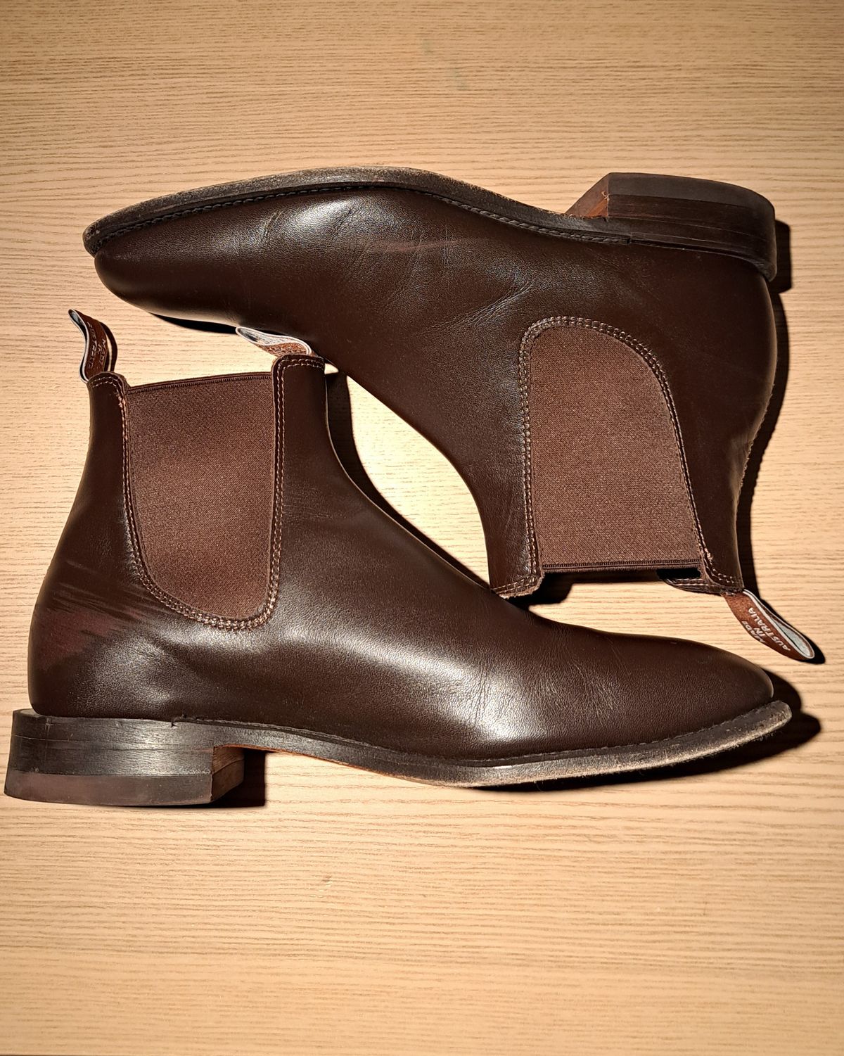 Photo by miboots on December 4, 2024 of the R.M. Williams Craftsman Boot in Chestnut Yearling.