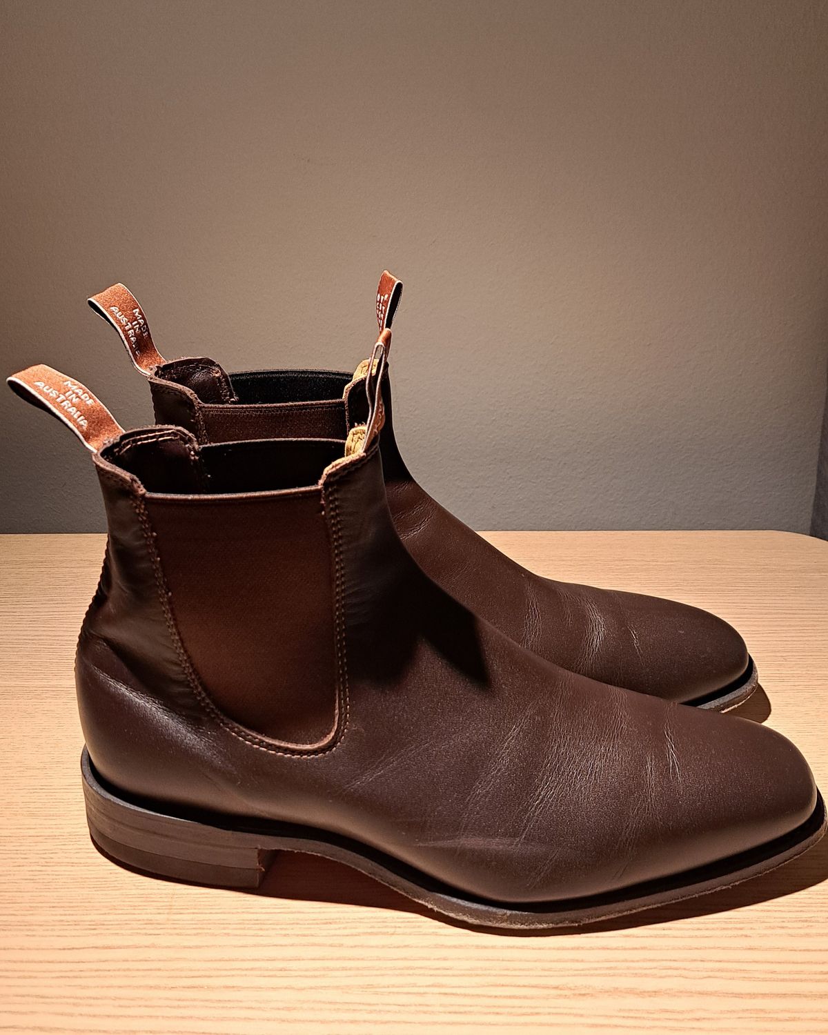 Photo by miboots on December 4, 2024 of the R.M. Williams Craftsman Boot in Chestnut Yearling.