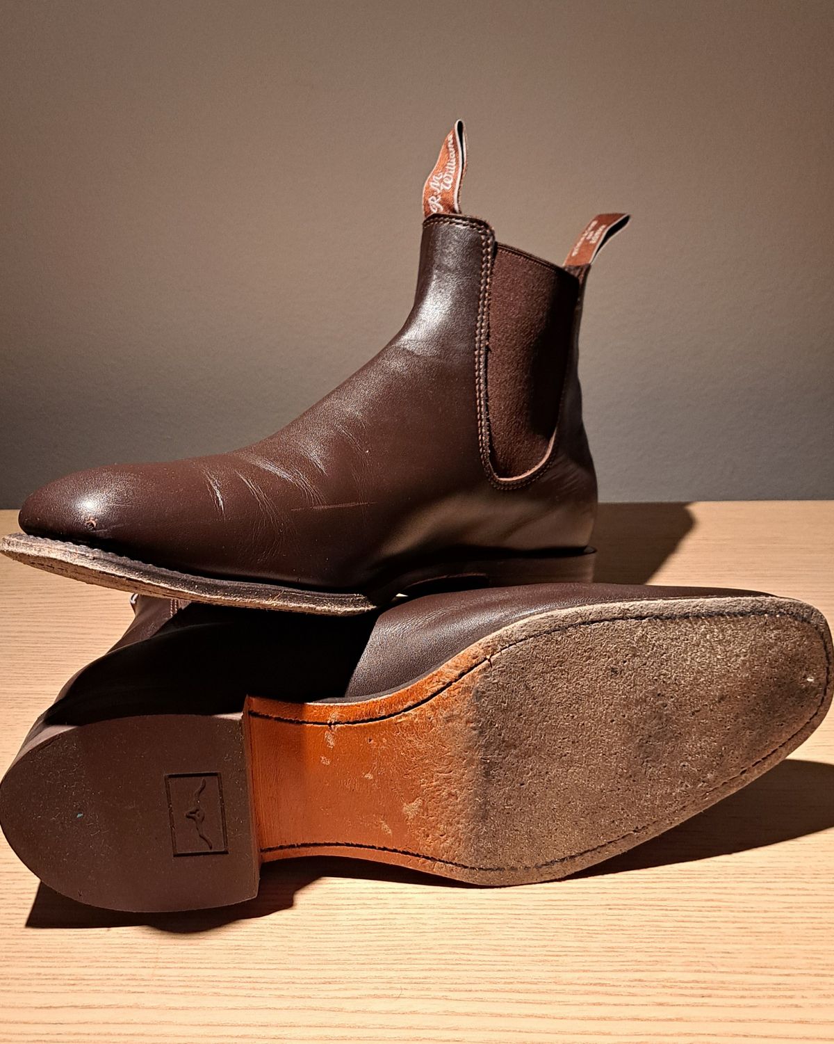 Photo by miboots on December 4, 2024 of the R.M. Williams Craftsman Boot in Chestnut Yearling.