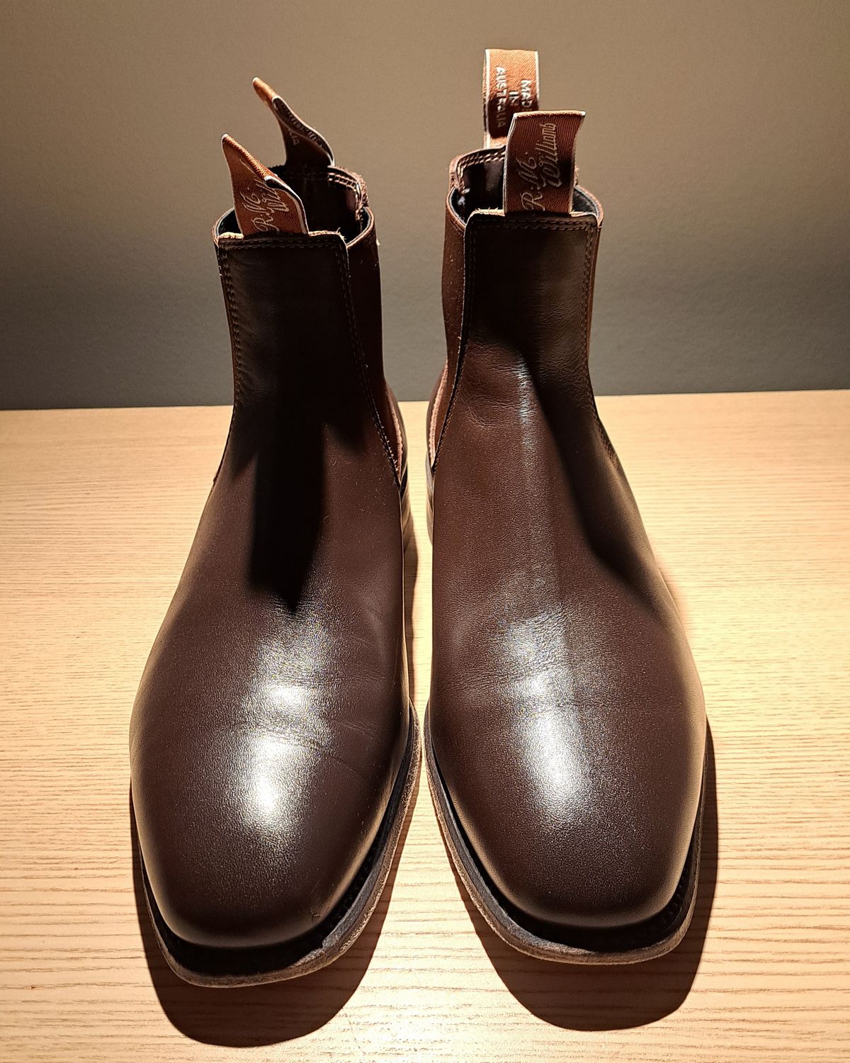 Photo by miboots on January 4, 2025 of the R.M. Williams Craftsman Boot in Chestnut Yearling.