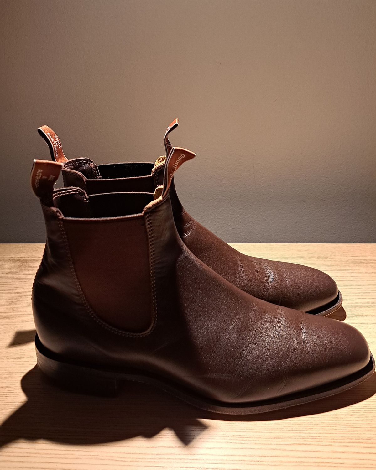 Photo by miboots on January 4, 2025 of the R.M. Williams Craftsman Boot in Chestnut Yearling.