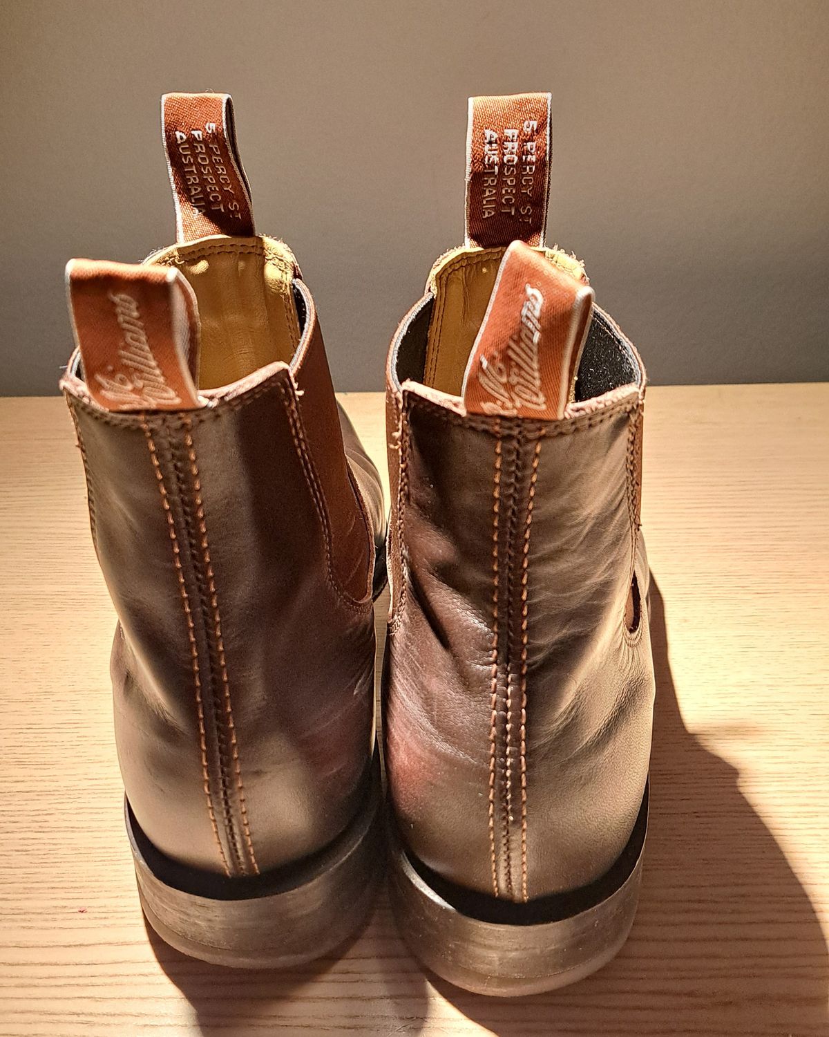 Photo by miboots on February 4, 2025 of the R.M. Williams Craftsman Boot in Chestnut Yearling.