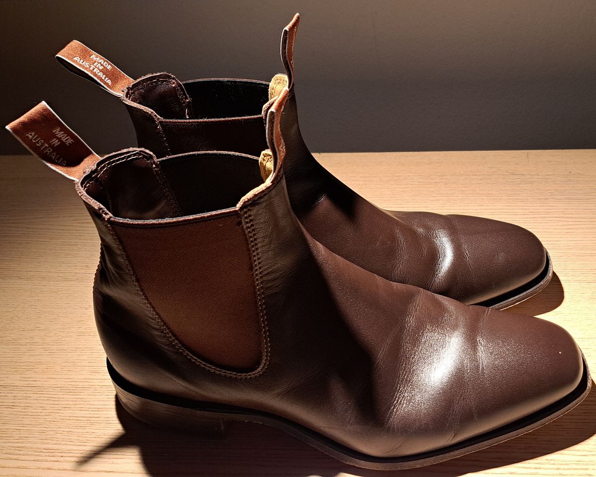 Photo by miboots on February 4, 2025 of the R.M. Williams Craftsman Boot in Chestnut Yearling.