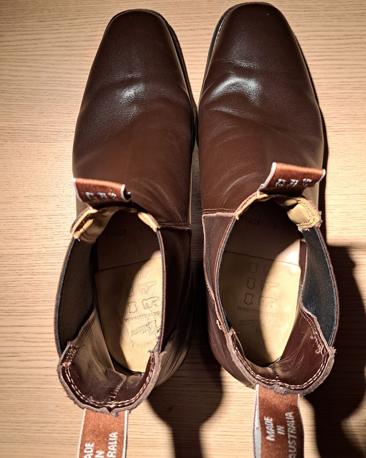 Photo by miboots on February 4, 2025 of the R.M. Williams Craftsman Boot in Chestnut Yearling.