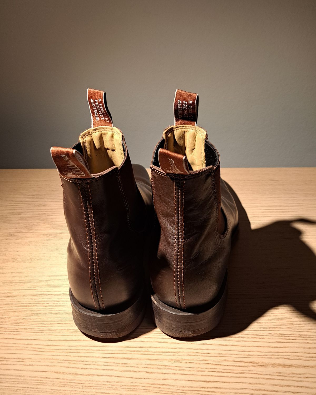 Photo by miboots on March 4, 2025 of the R.M. Williams Craftsman Boot in Chestnut Yearling.