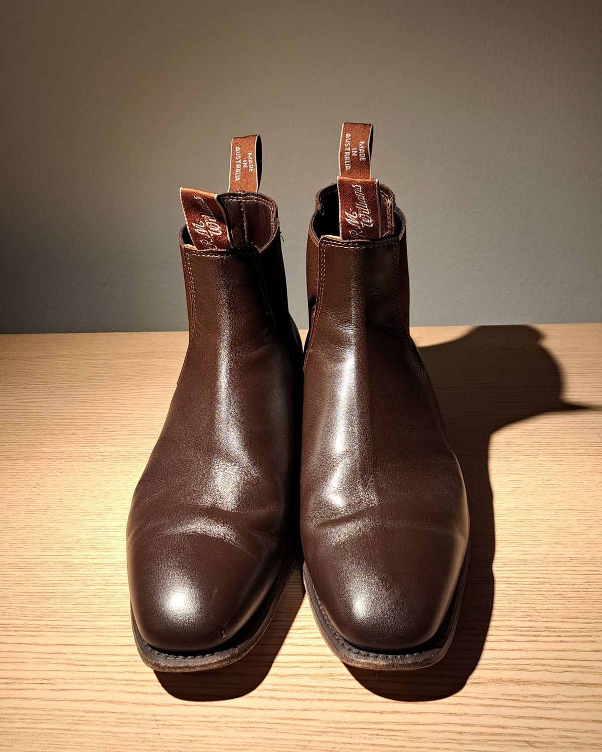 Photo by miboots on March 4, 2025 of the R.M. Williams Craftsman Boot in Chestnut Yearling.