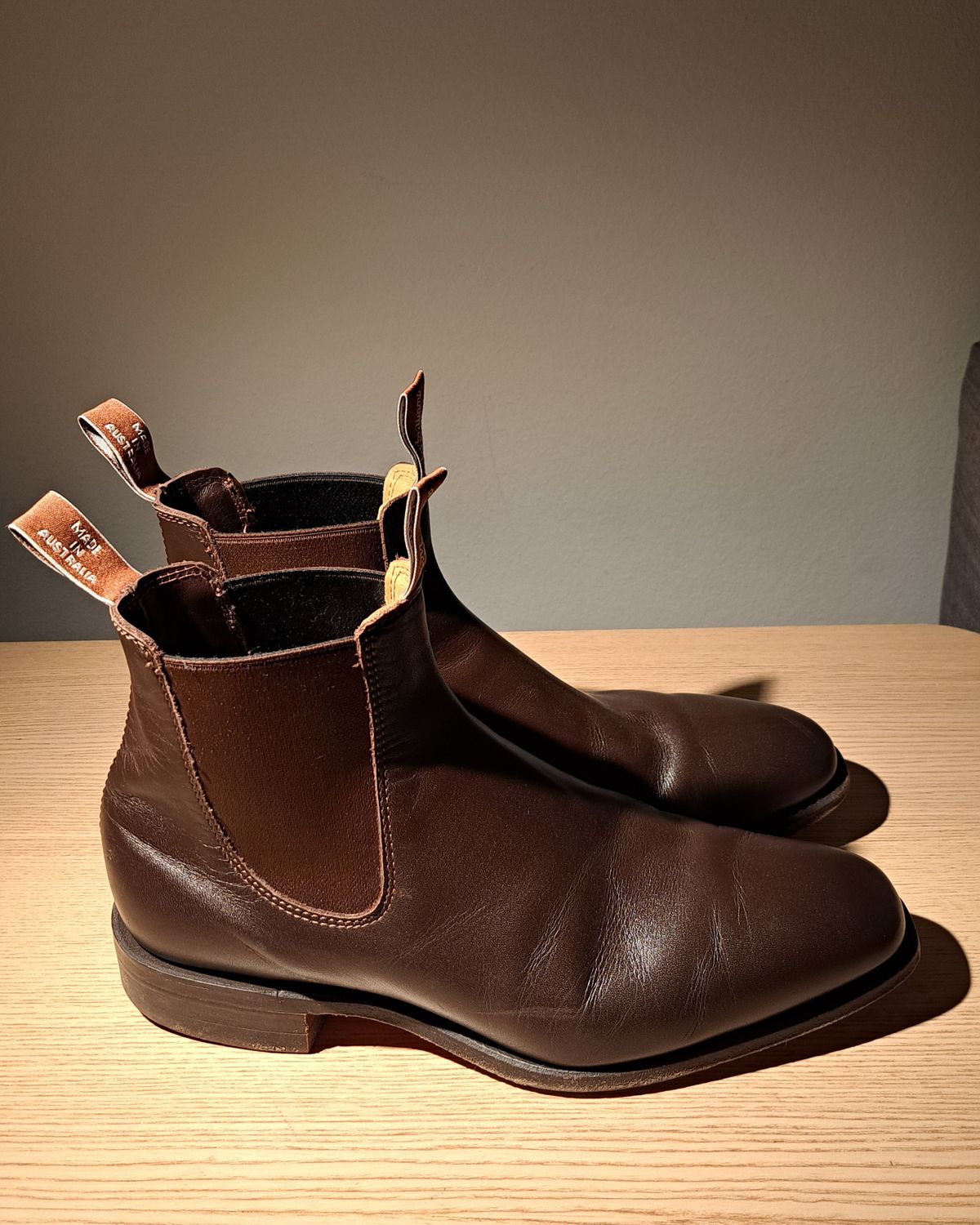 Photo by miboots on March 4, 2025 of the R.M. Williams Craftsman Boot in Chestnut Yearling.