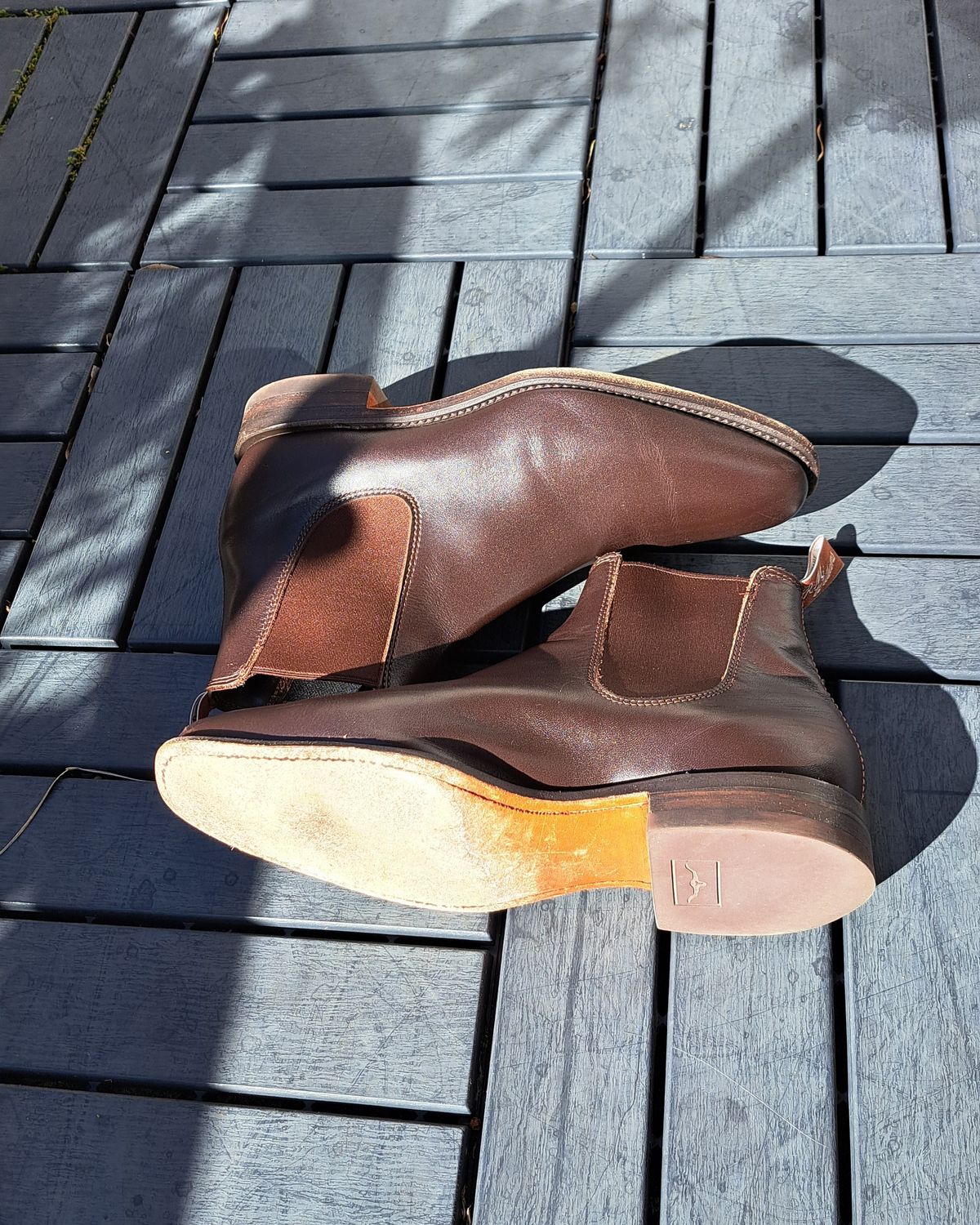 Photo by miboots on April 2, 2025 of the R.M. Williams Craftsman Boot in Chestnut Yearling.