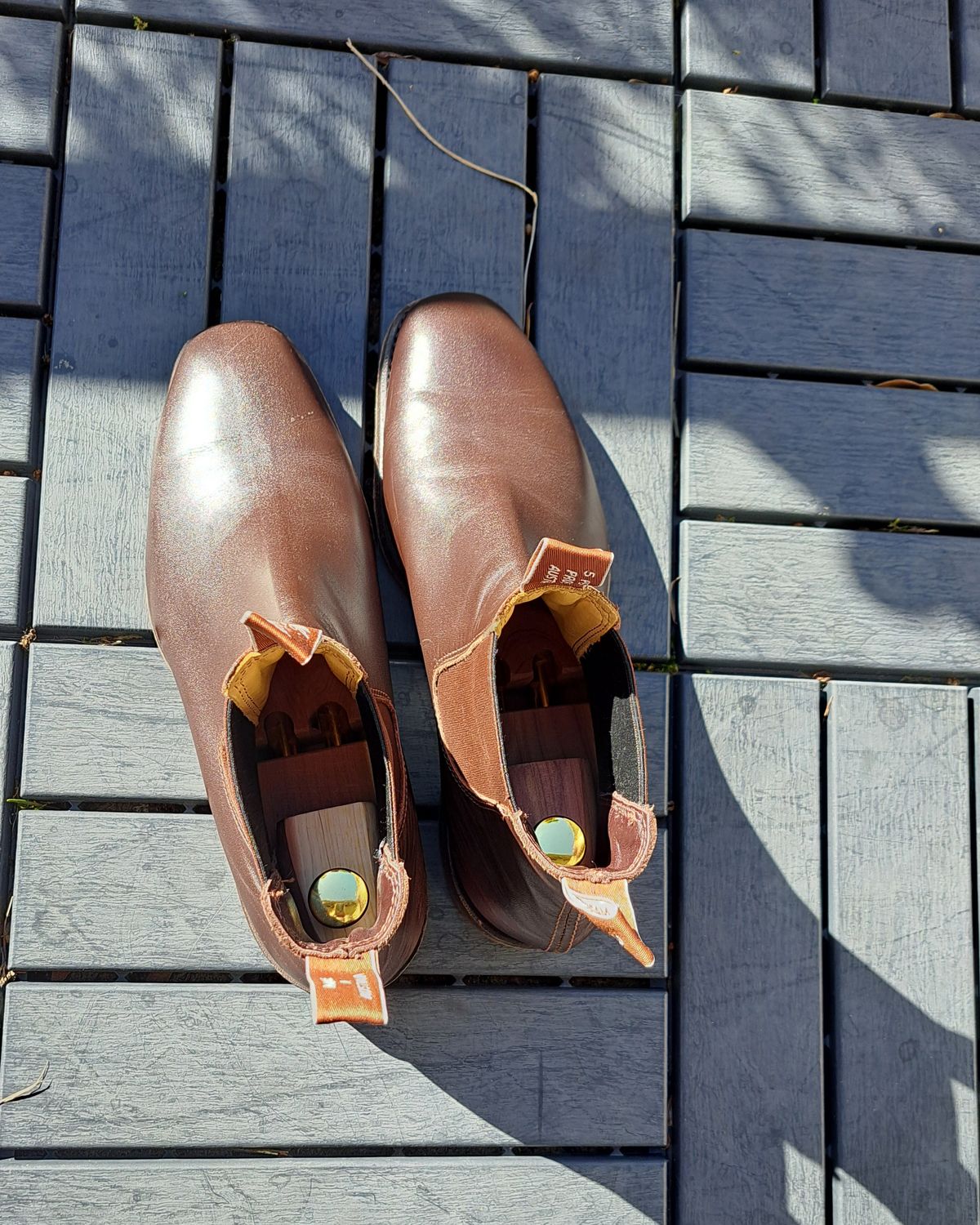 Photo by miboots on April 2, 2025 of the R.M. Williams Craftsman Boot in Chestnut Yearling.