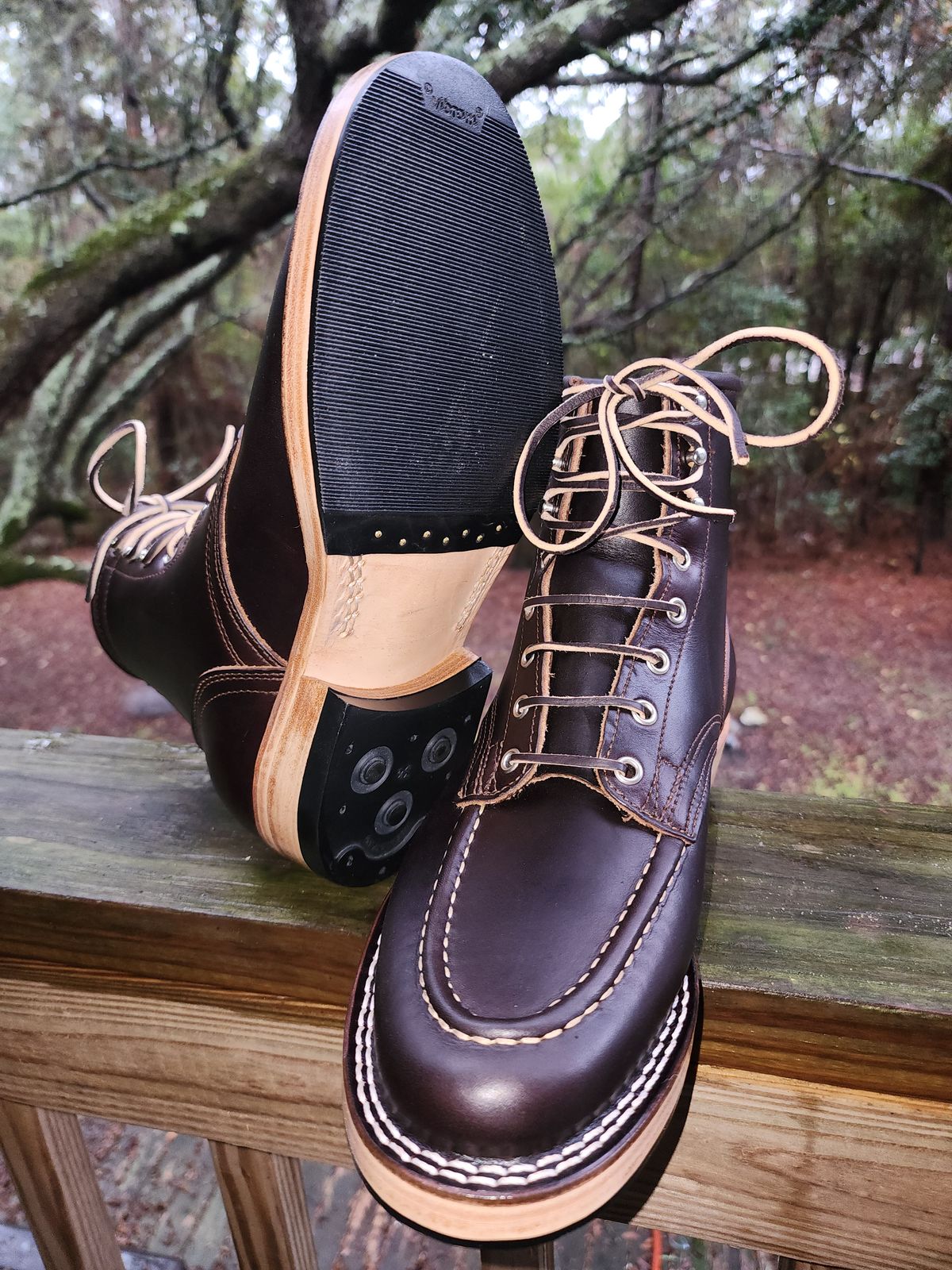 Photo by ProletariatPrince on December 7, 2025 of the Nicks MTO in Wickett And Craig Walnut Double Stuffed.