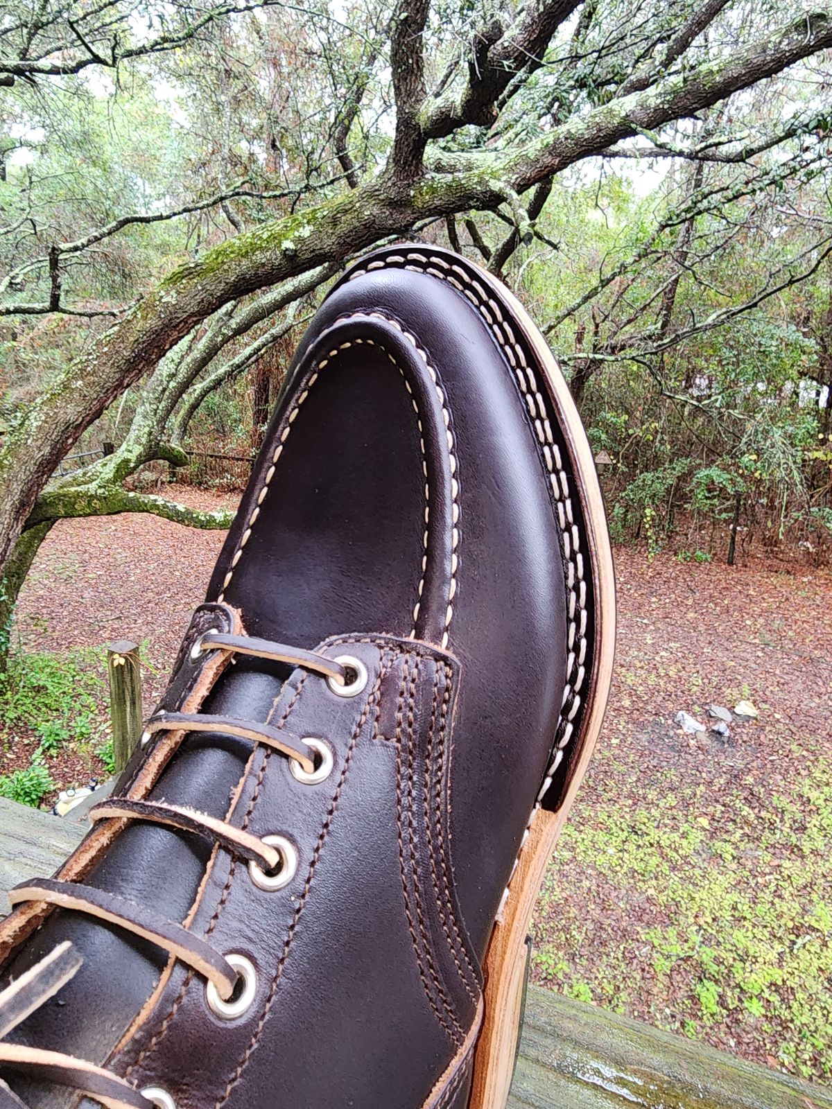 Photo by ProletariatPrince on December 7, 2025 of the Nicks MTO in Wickett And Craig Walnut Double Stuffed.