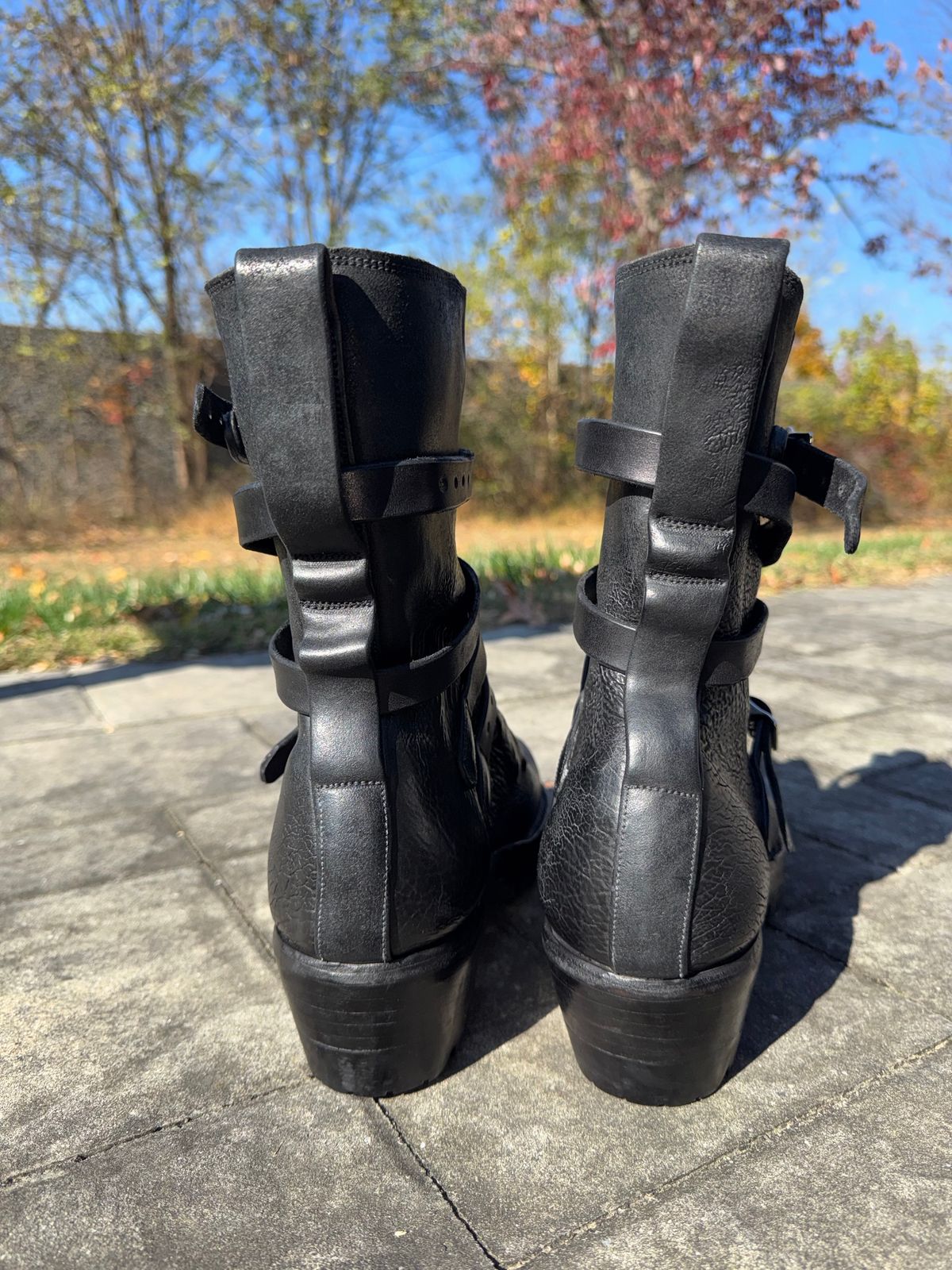 Photo by jasg749 on November 1, 2025 of the Thomas Benjamin R008 Wholecut Tanker in Conceria Cloe Black Horsebutt.