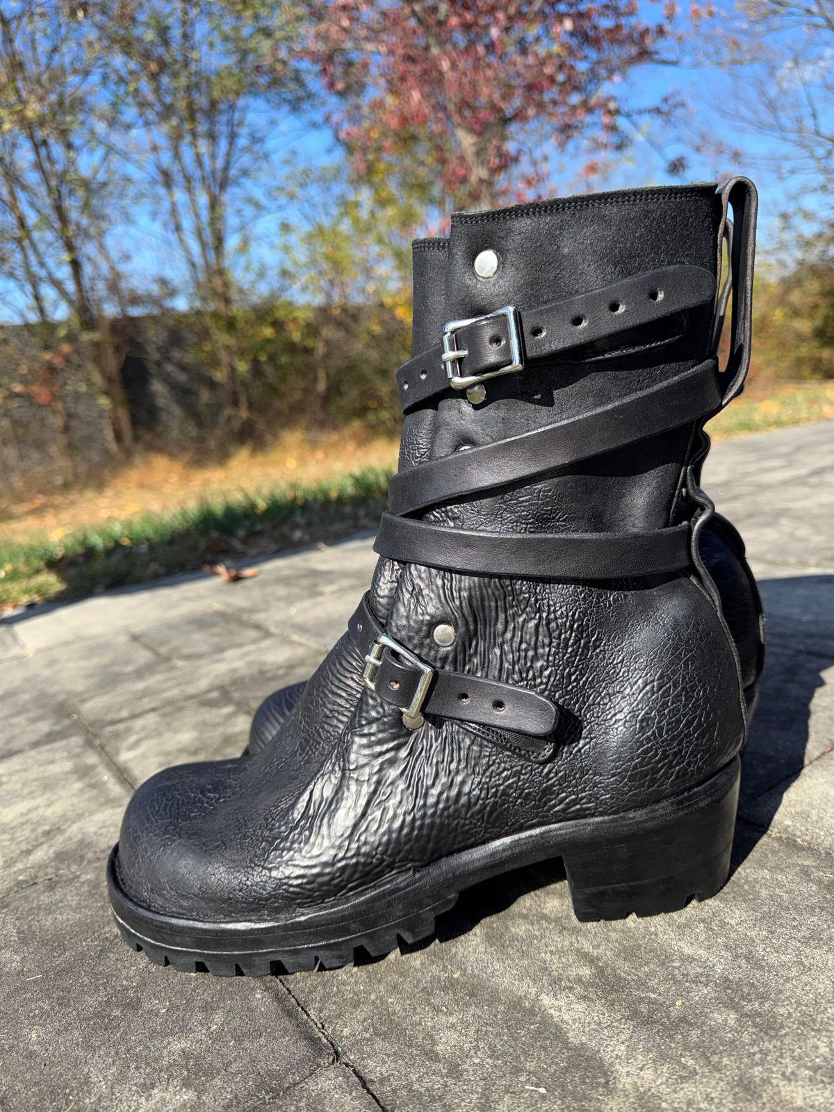 Photo by jasg749 on November 1, 2025 of the Thomas Benjamin R008 Wholecut Tanker in Conceria Cloe Black Horsebutt.