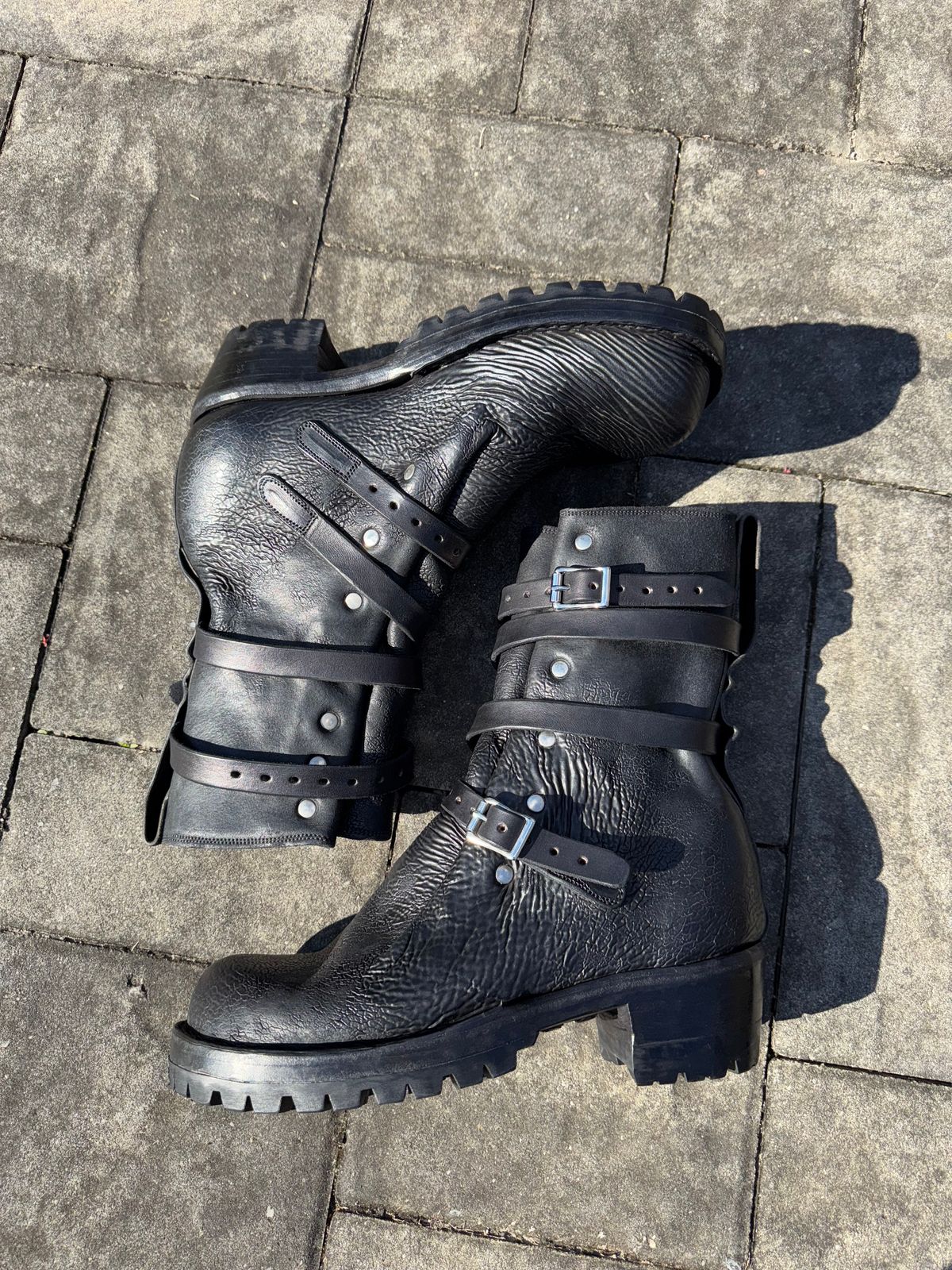 Photo by jasg749 on November 1, 2025 of the Thomas Benjamin R008 Wholecut Tanker in Conceria Cloe Black Horsebutt.