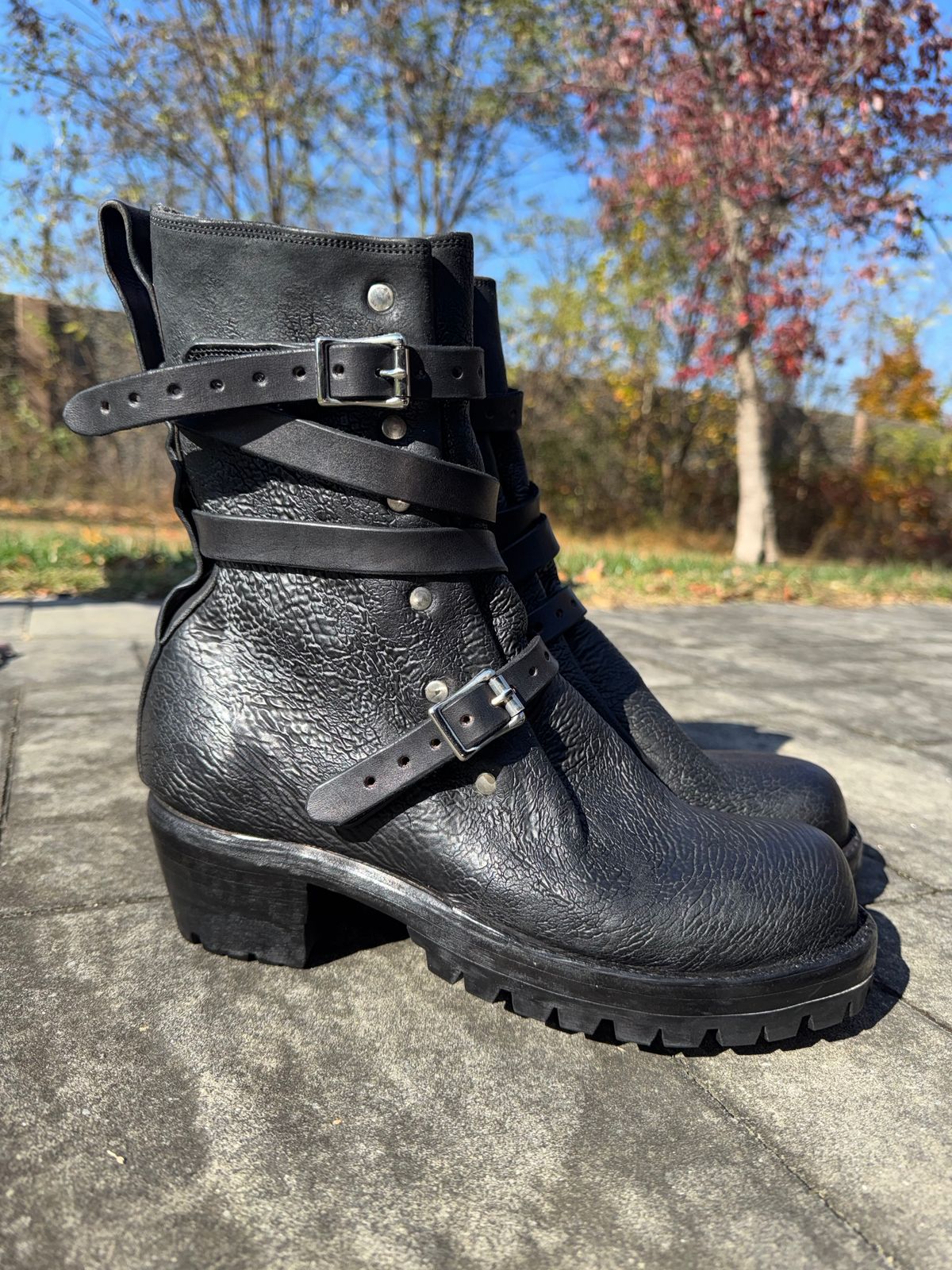 Photo by jasg749 on November 1, 2025 of the Thomas Benjamin R008 Wholecut Tanker in Conceria Cloe Black Horsebutt.