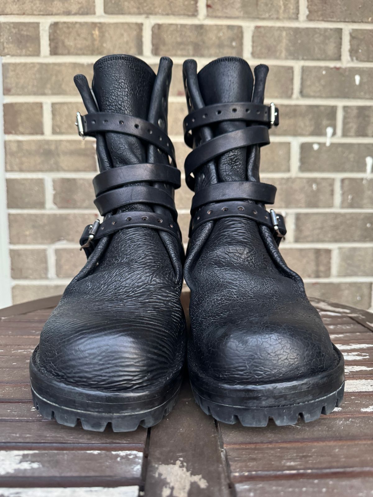 Photo by jasg749 on December 2, 2025 of the Thomas Benjamin R008 Wholecut Tanker in Conceria Cloe Black Horsebutt.