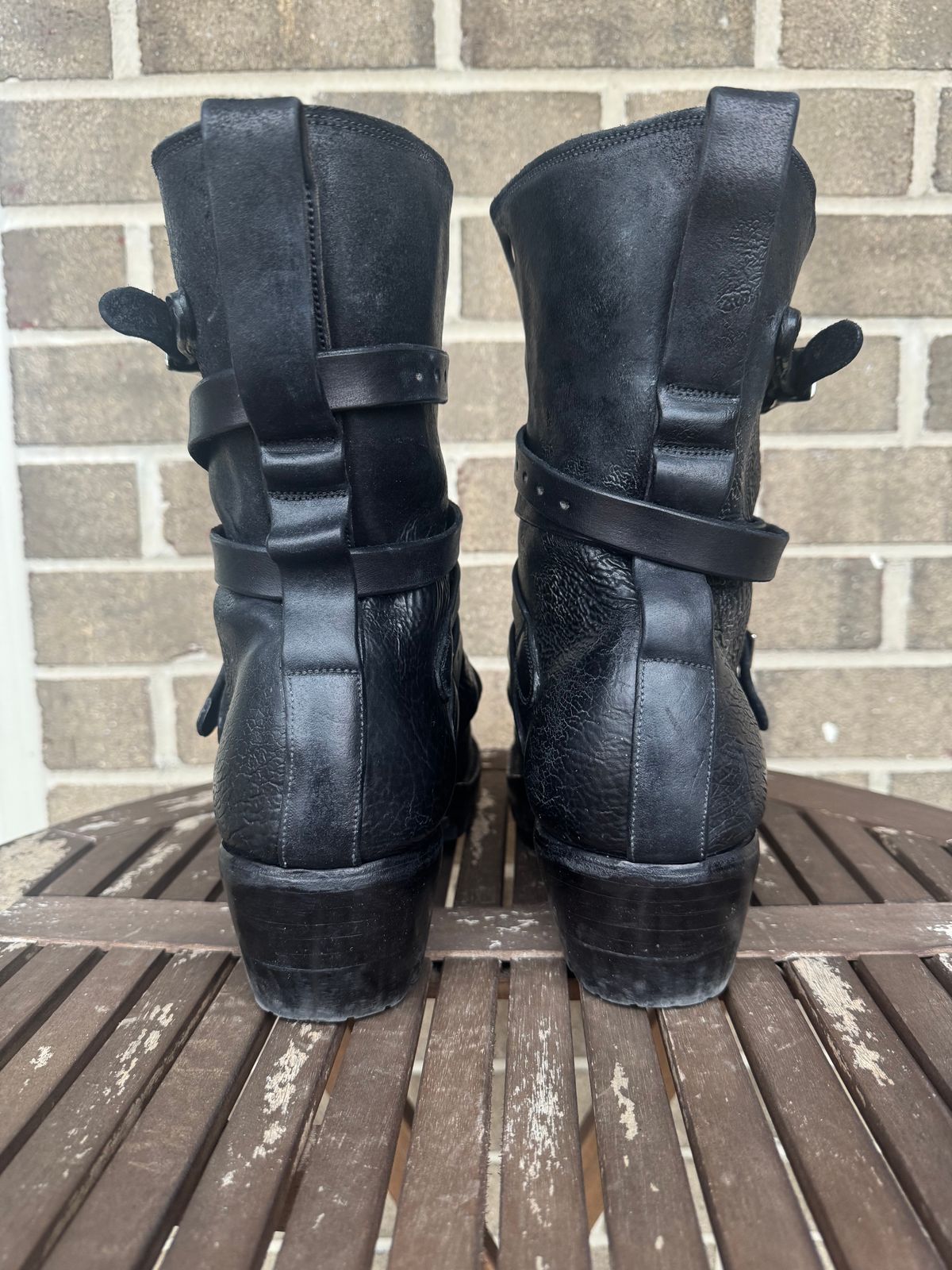 Photo by jasg749 on January 2, 2026 of the Thomas Benjamin R008 Wholecut Tanker in Conceria Cloe Black Horsebutt.