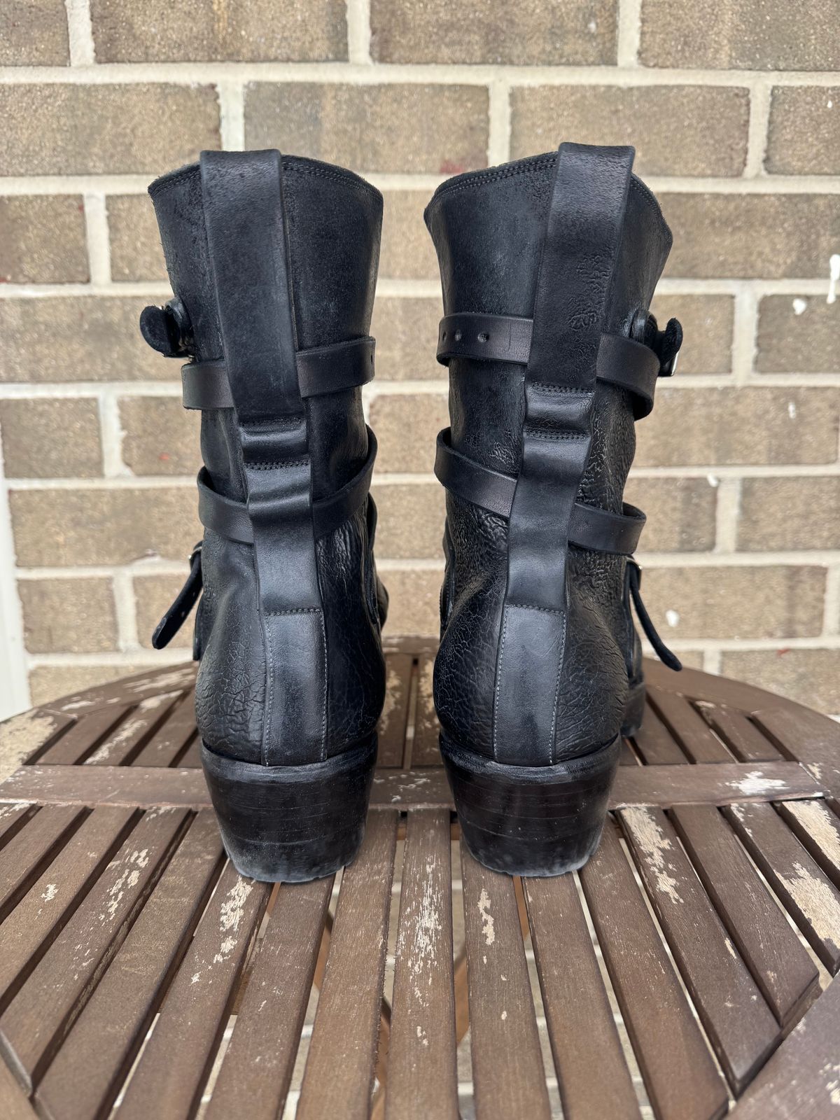 Photo by jasg749 on February 3, 2026 of the Thomas Benjamin R008 Wholecut Tanker in Conceria Cloe Black Horsebutt.