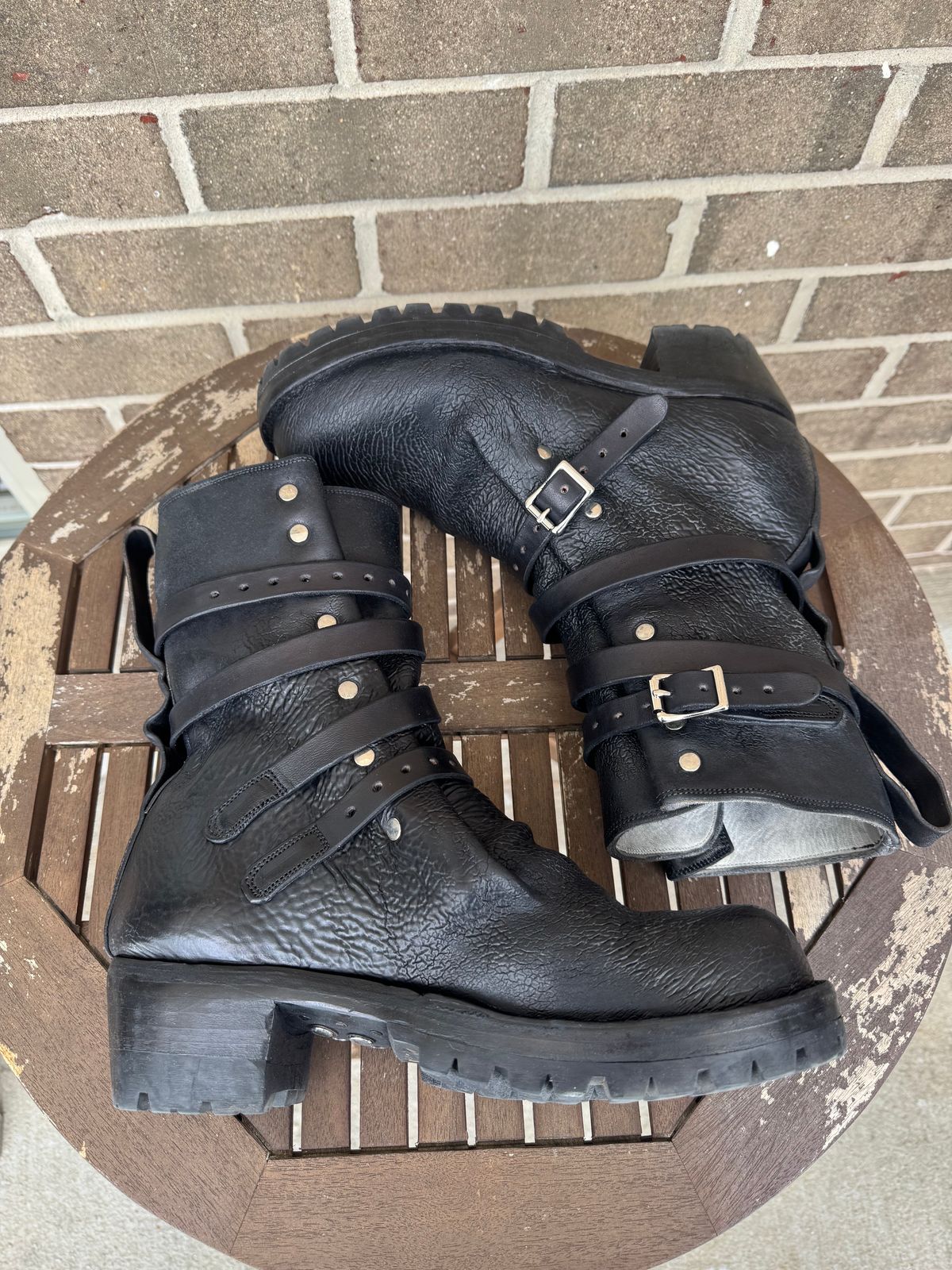 Photo by jasg749 on February 3, 2026 of the Thomas Benjamin R008 Wholecut Tanker in Conceria Cloe Black Horsebutt.