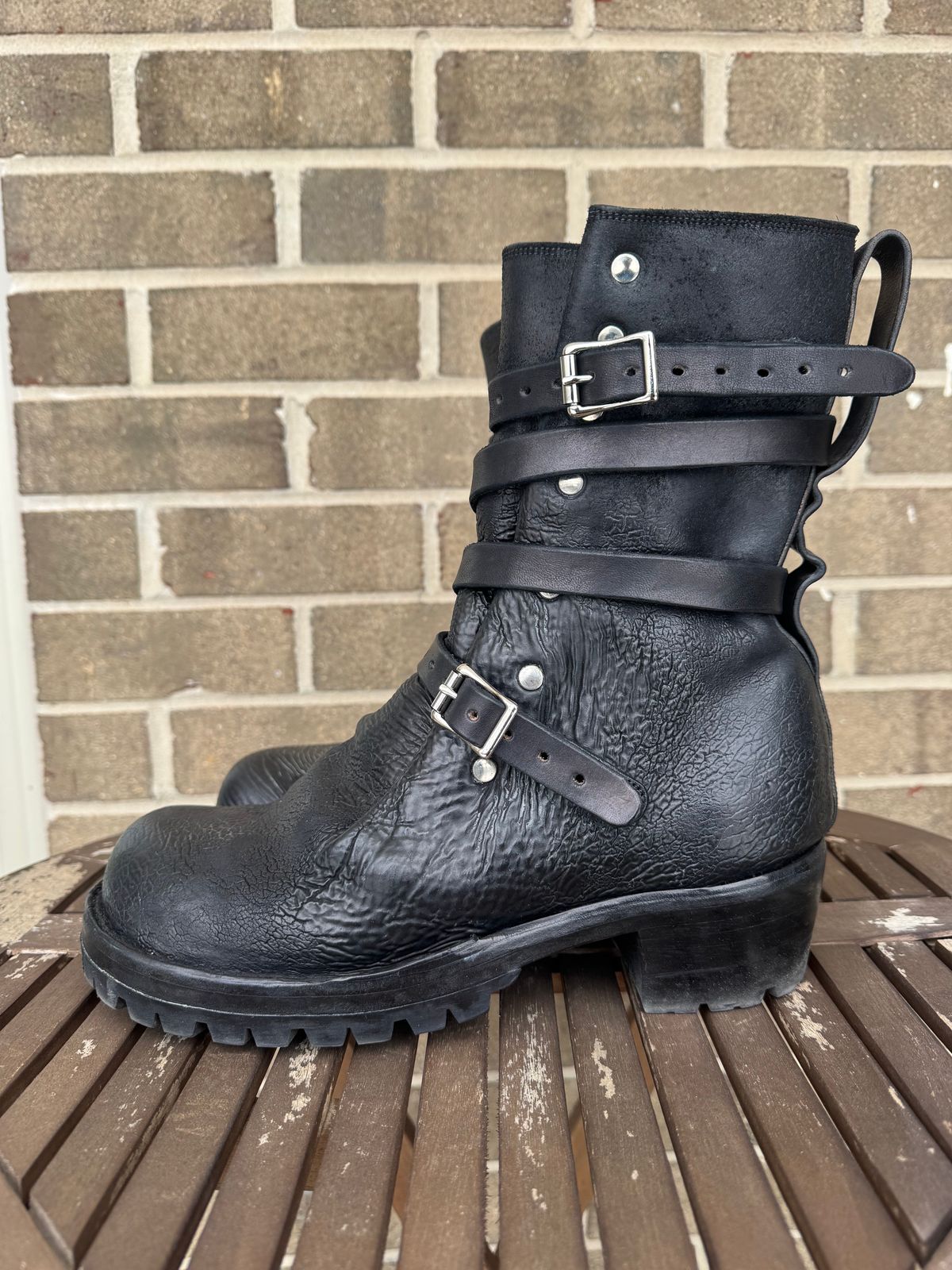 Photo by jasg749 on February 3, 2026 of the Thomas Benjamin R008 Wholecut Tanker in Conceria Cloe Black Horsebutt.