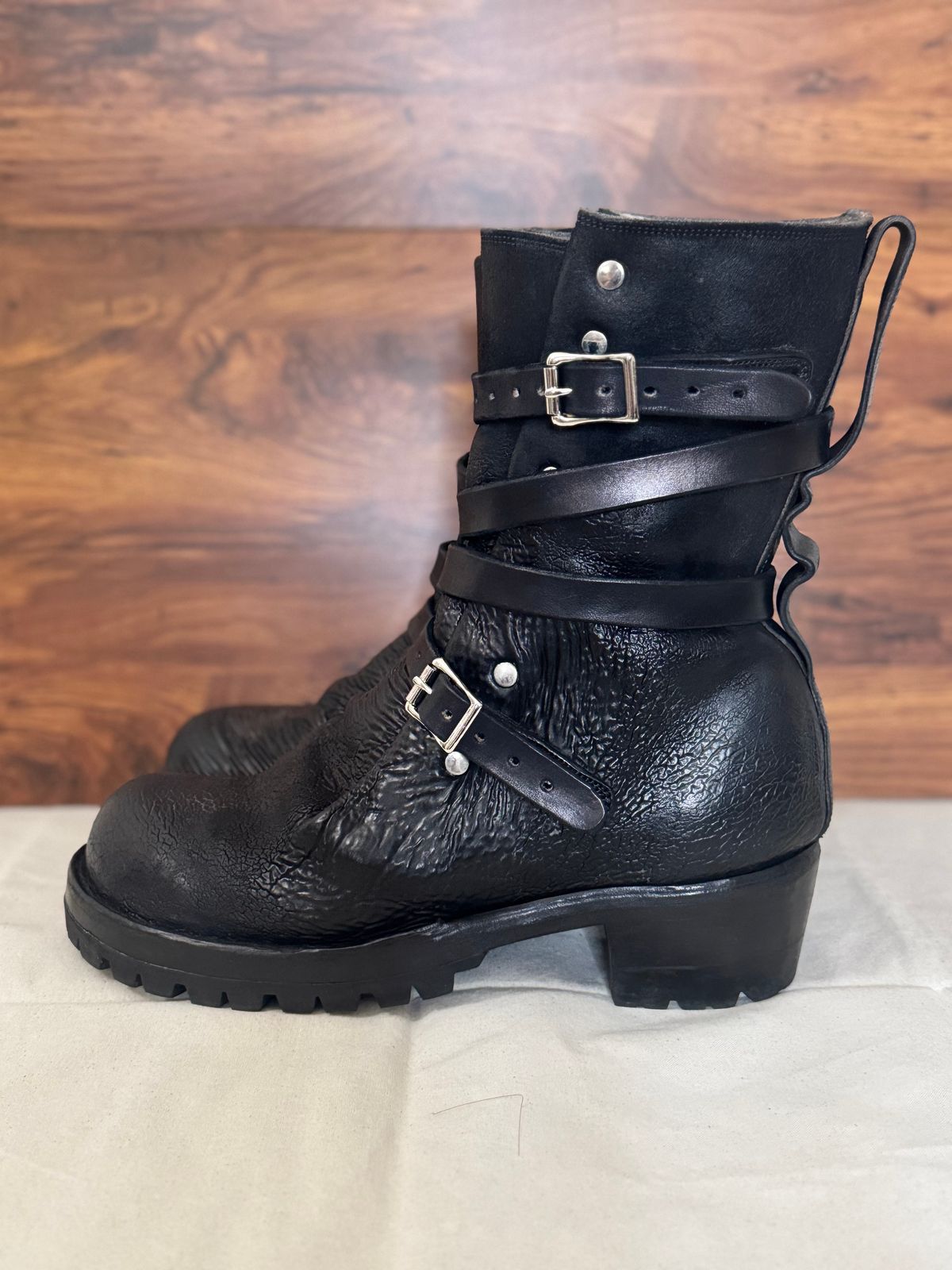 Photo by jasg749 on March 5, 2026 of the Thomas Benjamin R008 Wholecut Tanker in Conceria Cloe Black Horsebutt.