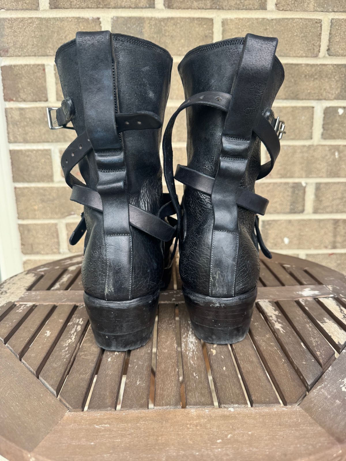 Photo by jasg749 on April 2, 2026 of the Thomas Benjamin R008 Wholecut Tanker in Conceria Cloe Black Horsebutt.