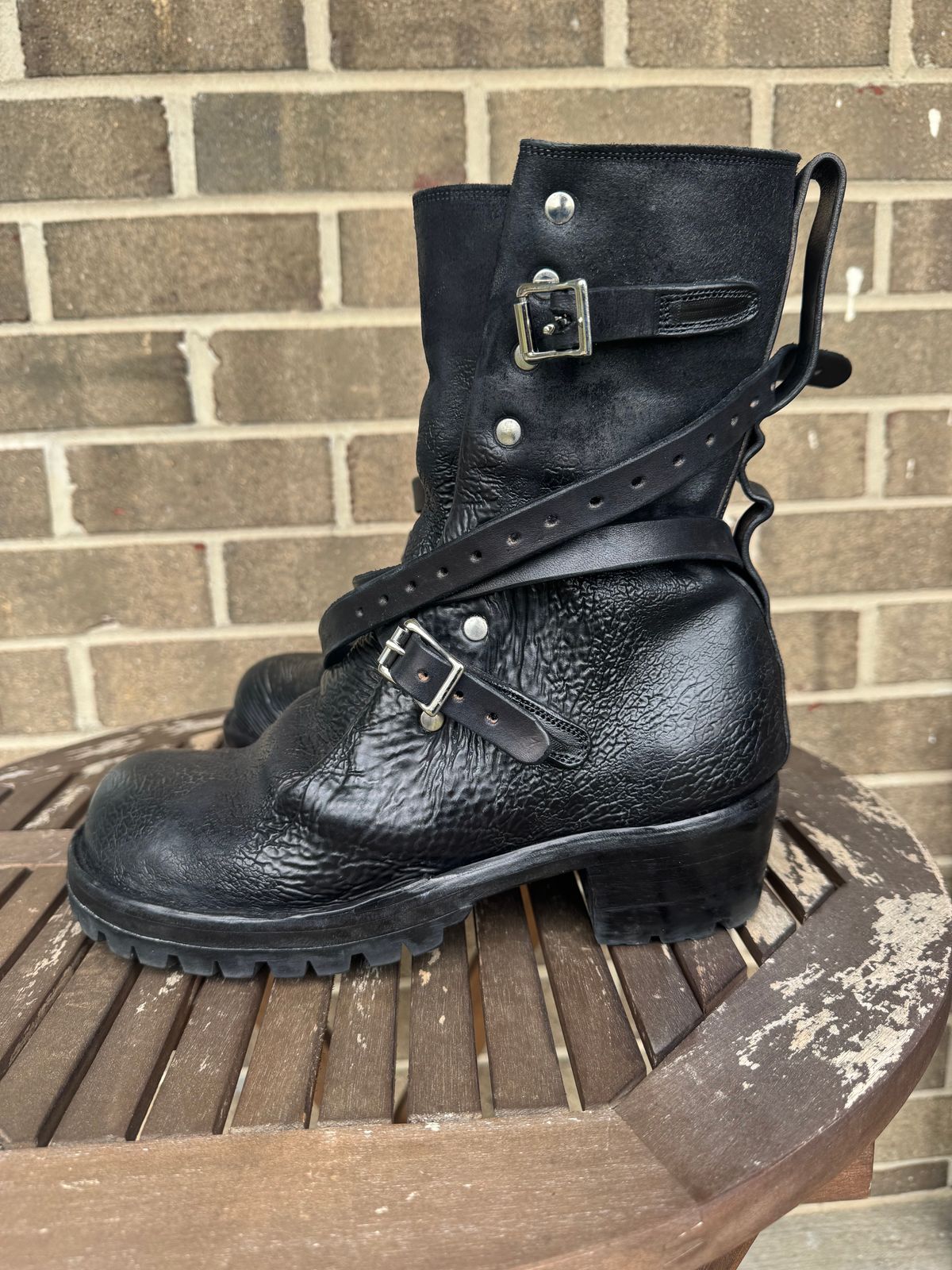 Photo by jasg749 on April 2, 2026 of the Thomas Benjamin R008 Wholecut Tanker in Conceria Cloe Black Horsebutt.