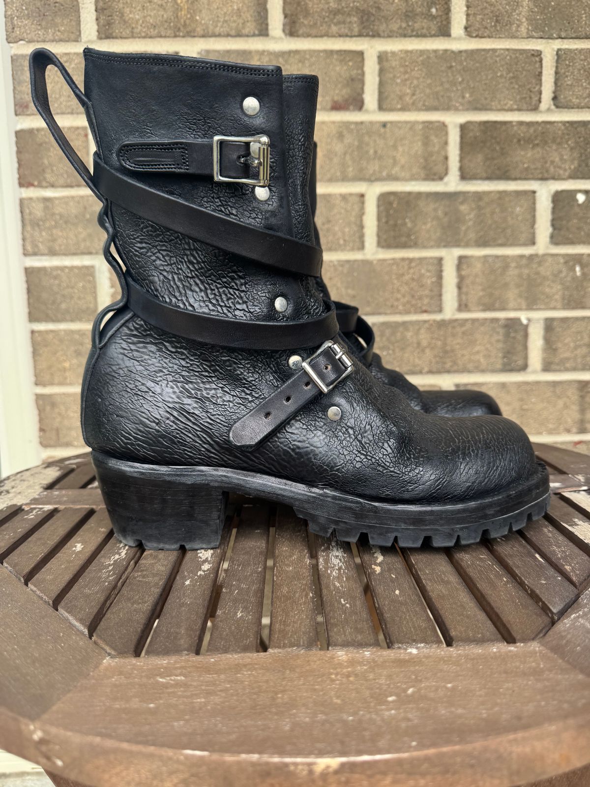 Photo by jasg749 on April 2, 2026 of the Thomas Benjamin R008 Wholecut Tanker in Conceria Cloe Black Horsebutt.