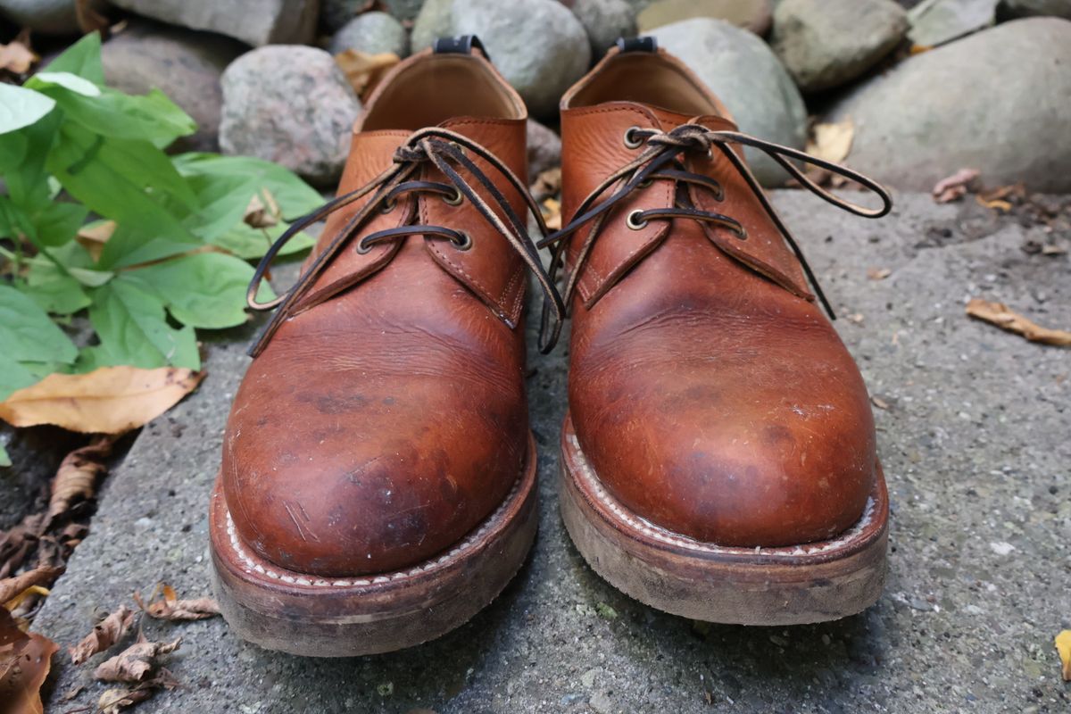 Photo by ahzrukal on October 1, 2025 of the Zerrows Derby-3 in Oiled Scratch Brown.