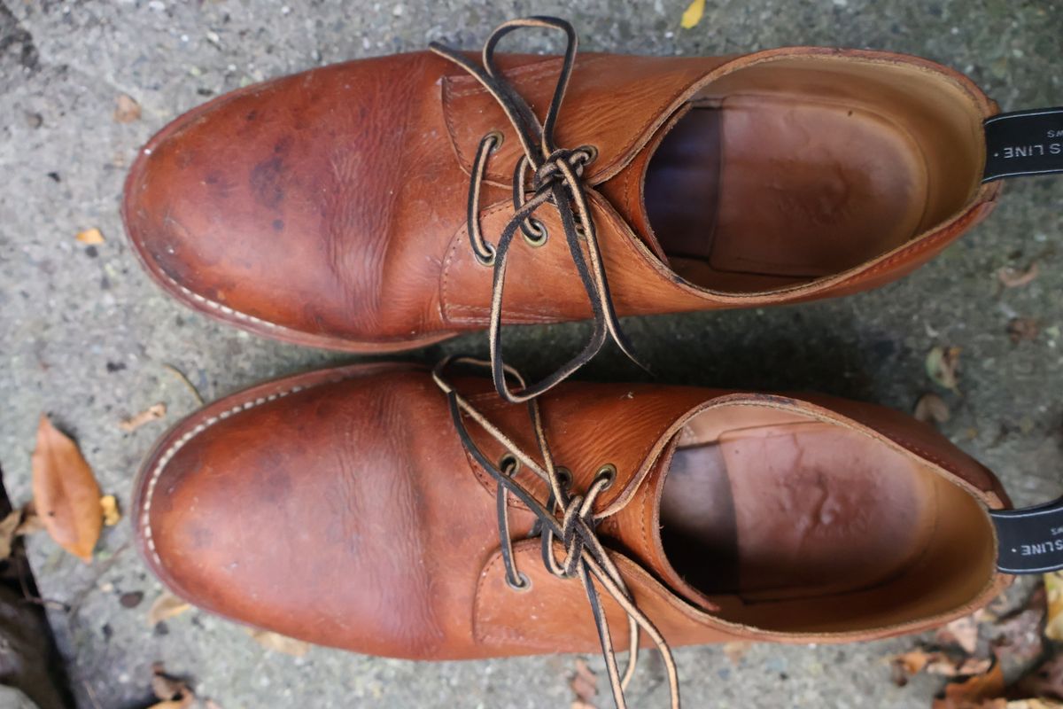 Photo by ahzrukal on October 1, 2025 of the Zerrows Derby-3 in Oiled Scratch Brown.